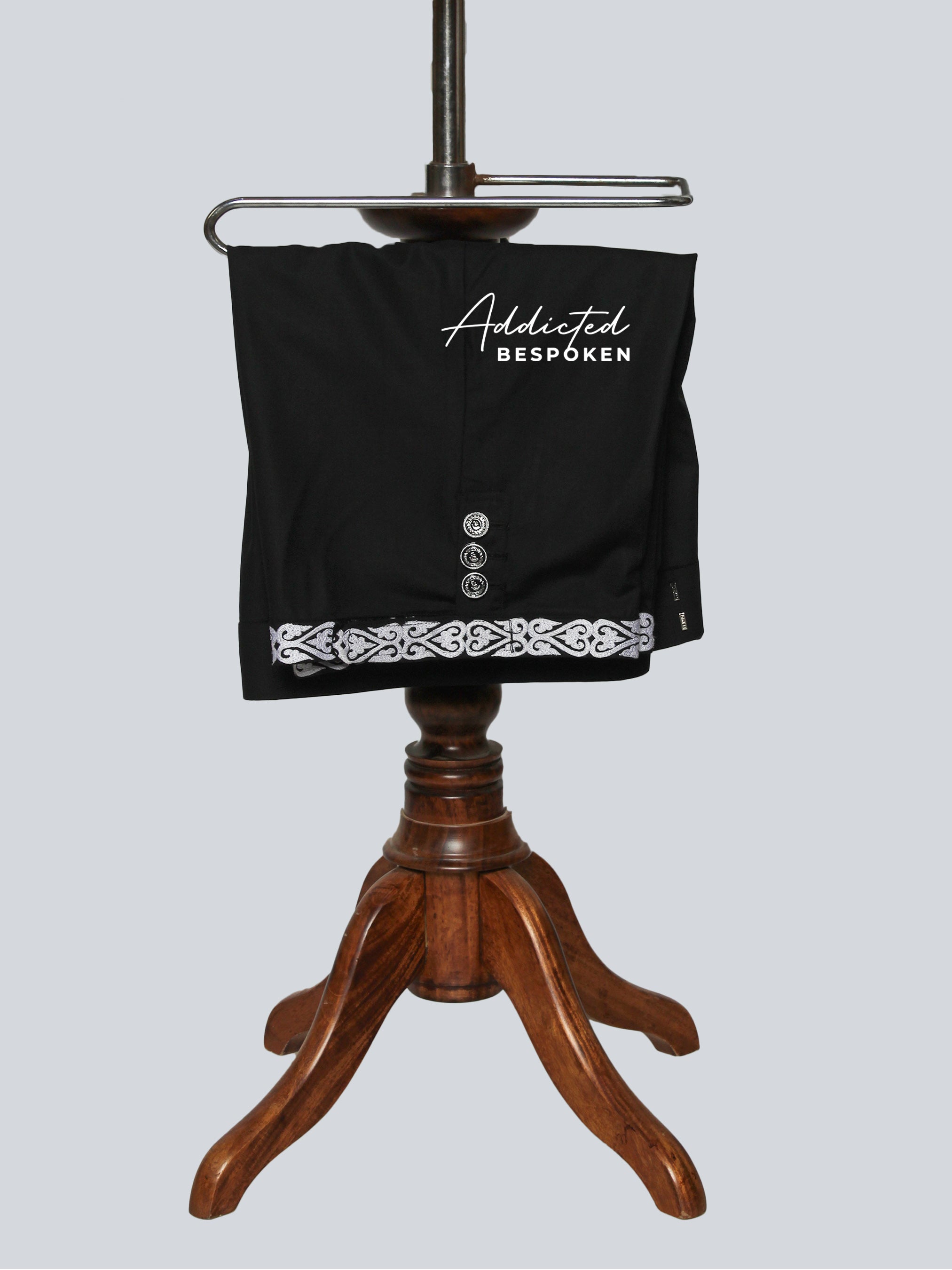 Midnight Rococo Embroidered Suit Addicted Bespoken