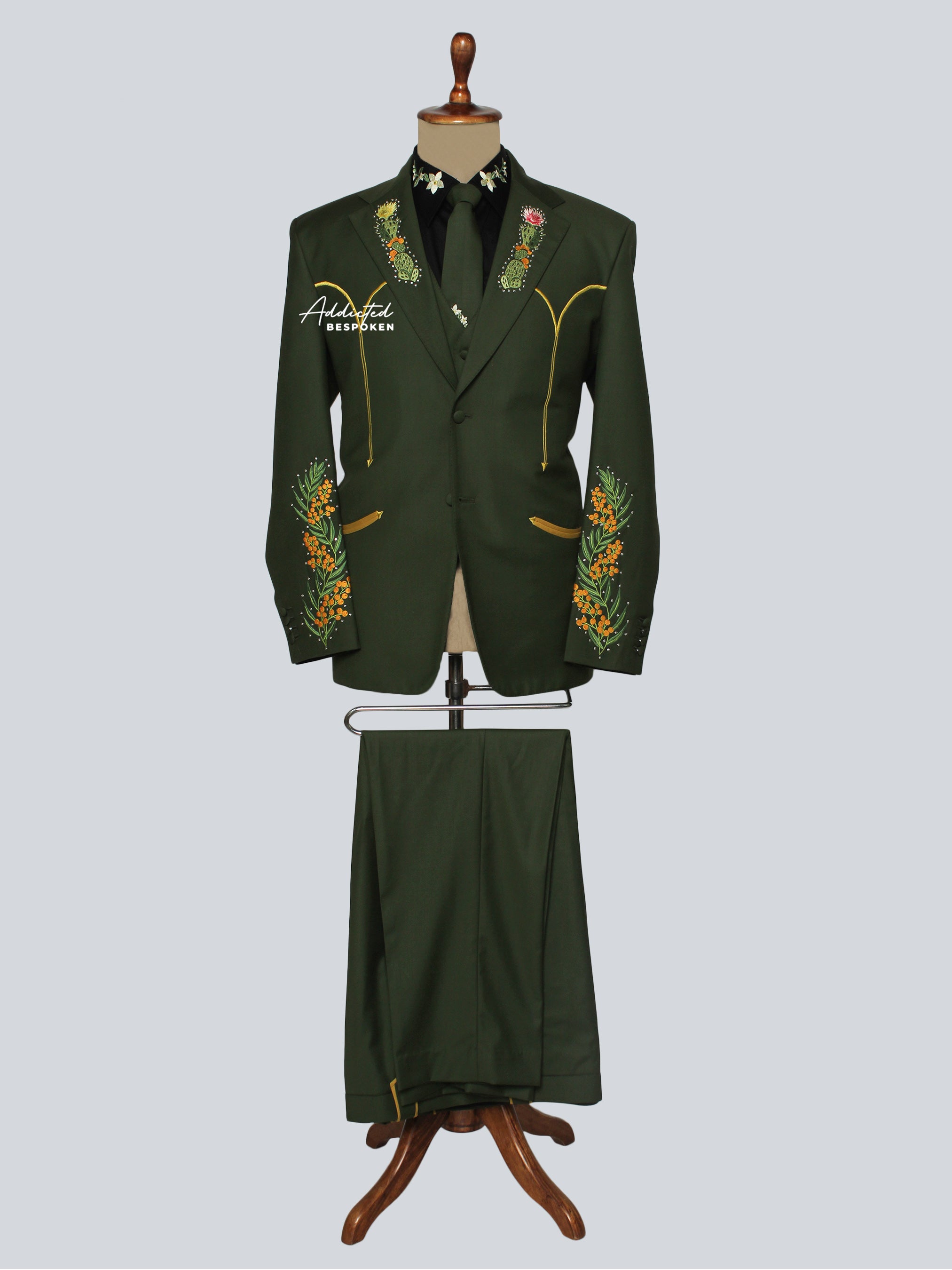 Nature Bloom Western Suit Addicted Bespoken