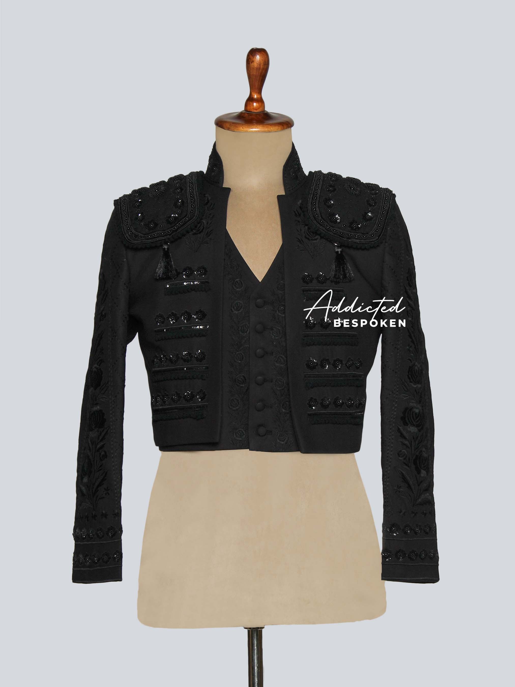 Black Embroidered Matador Costume Addicted Bespoken
