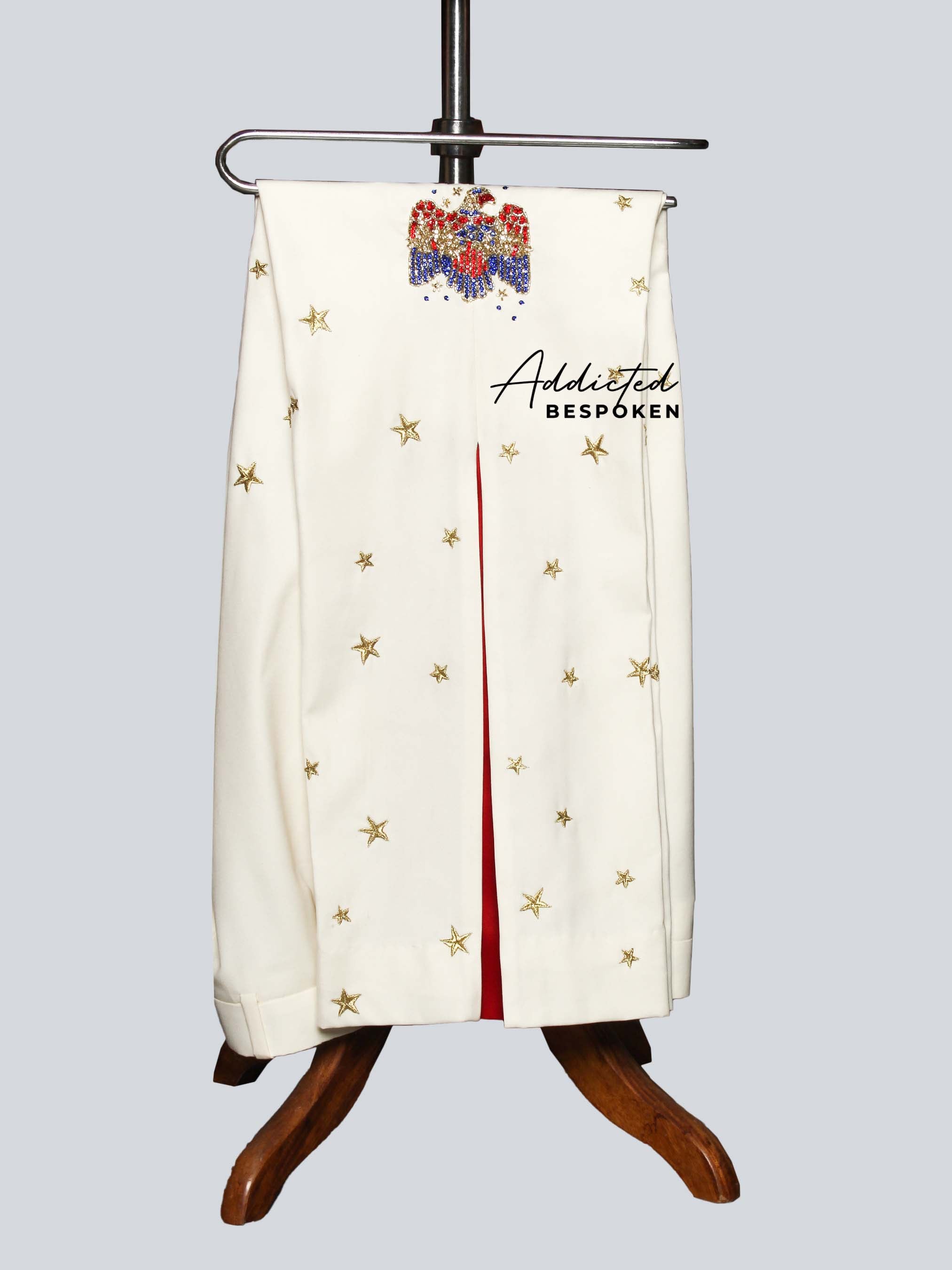 Eagle Crystal Cape Suit Addicted Bespoken