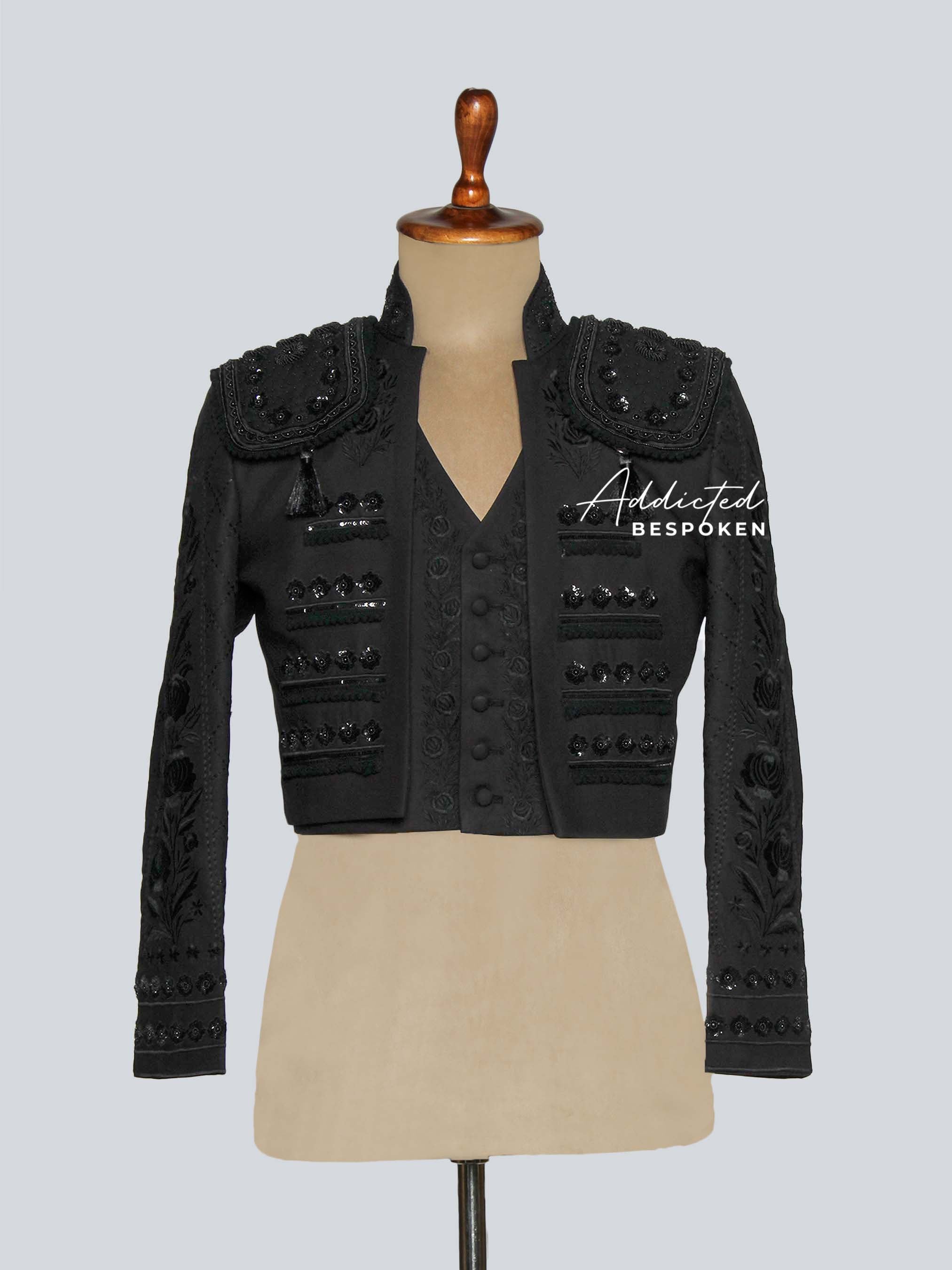 Black Embroidered Matador Costume Addicted Bespoken