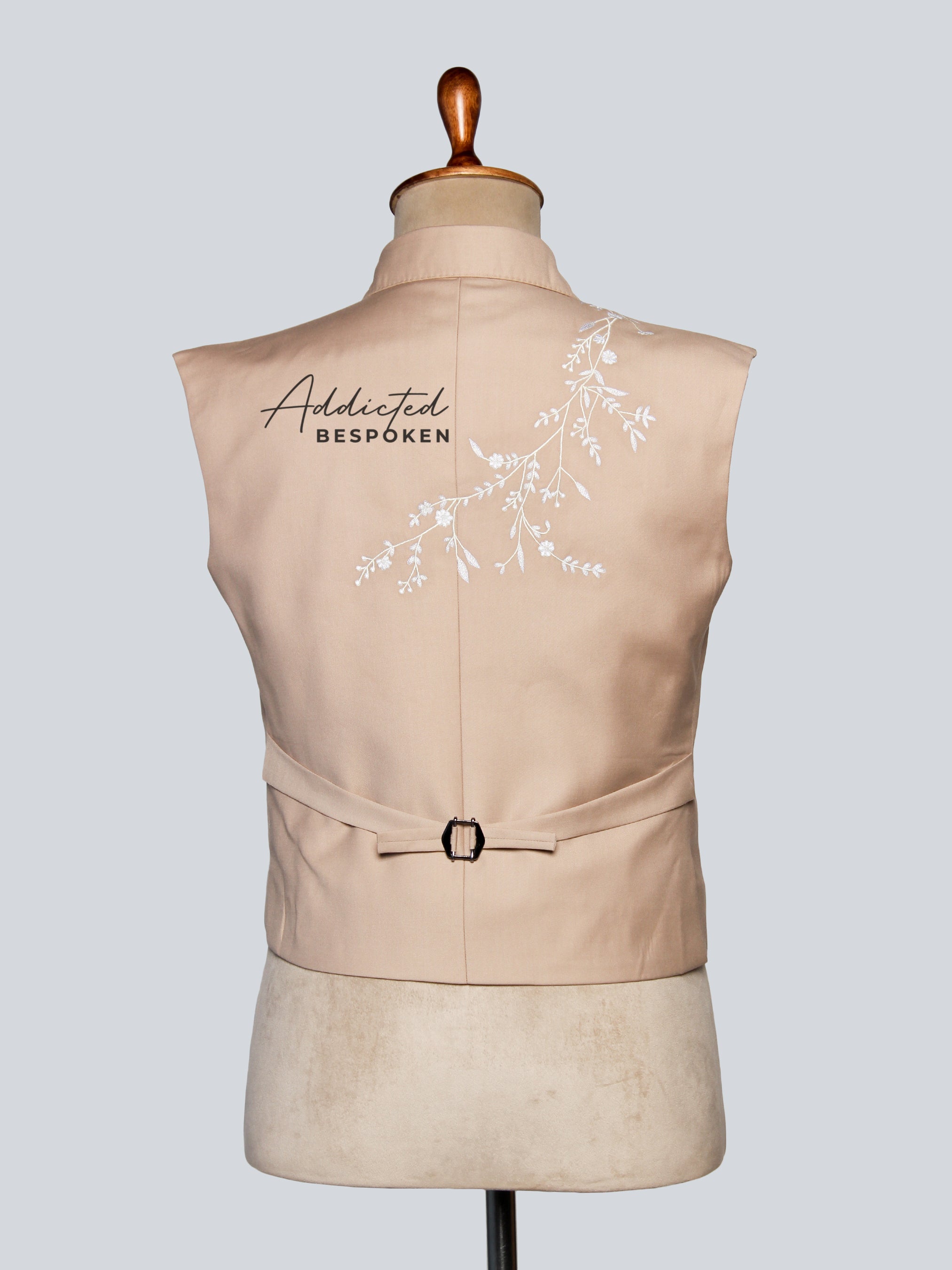 Ethereal Sophistication Handcrafted Embroidered Suit