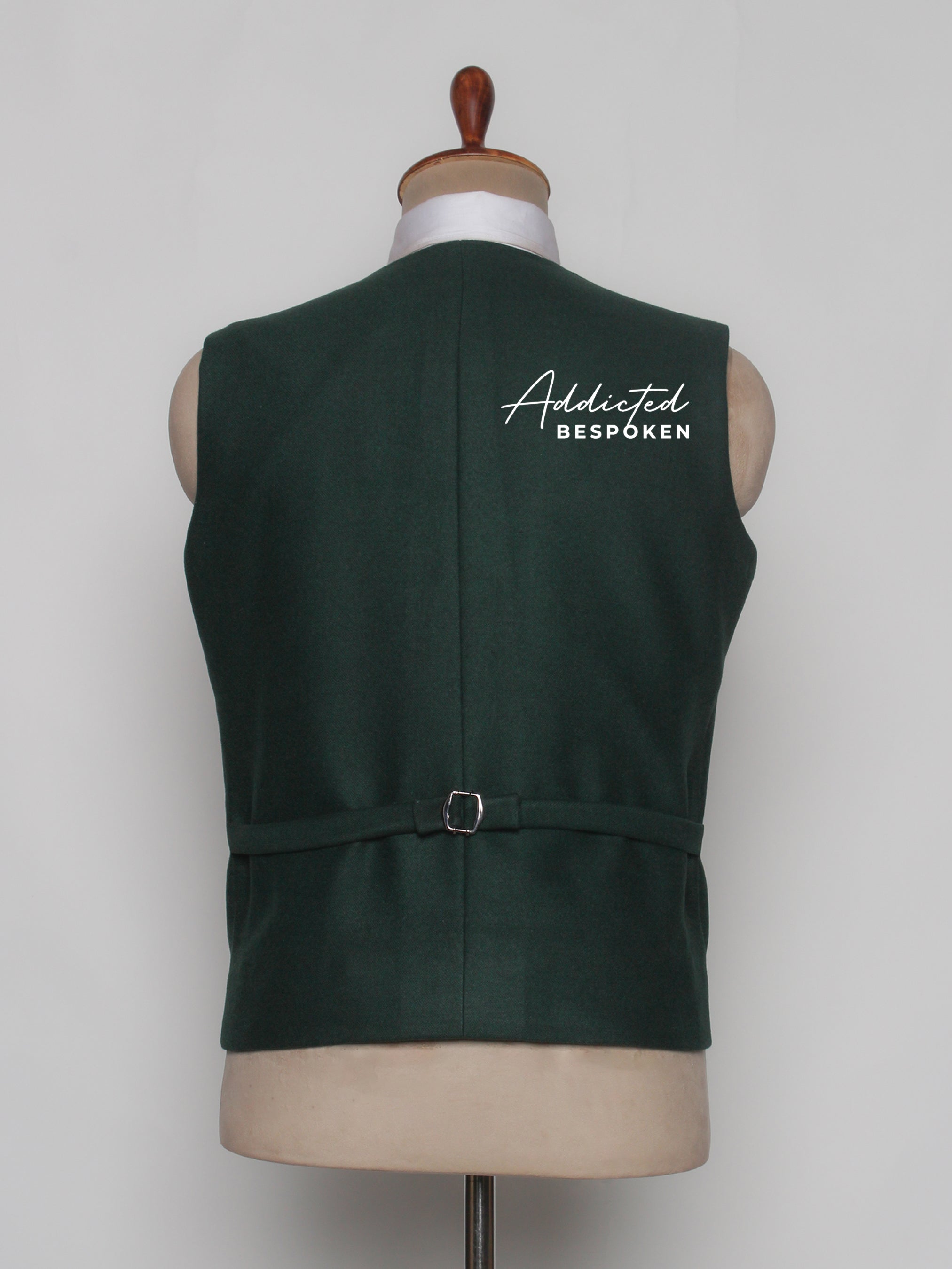 Forest Green Vest For Men