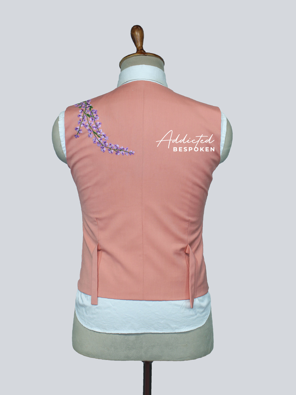 Men’s Blush Floral Suit Addicted Bespoken