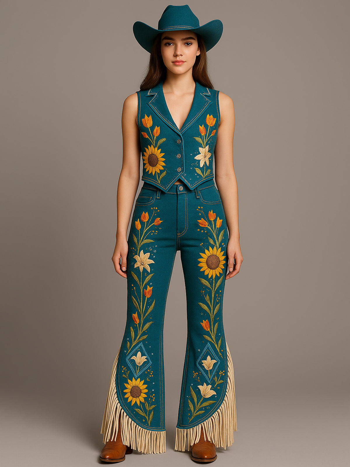 Sunflower Bloom Rodeo Set | Addicted Bespoken
