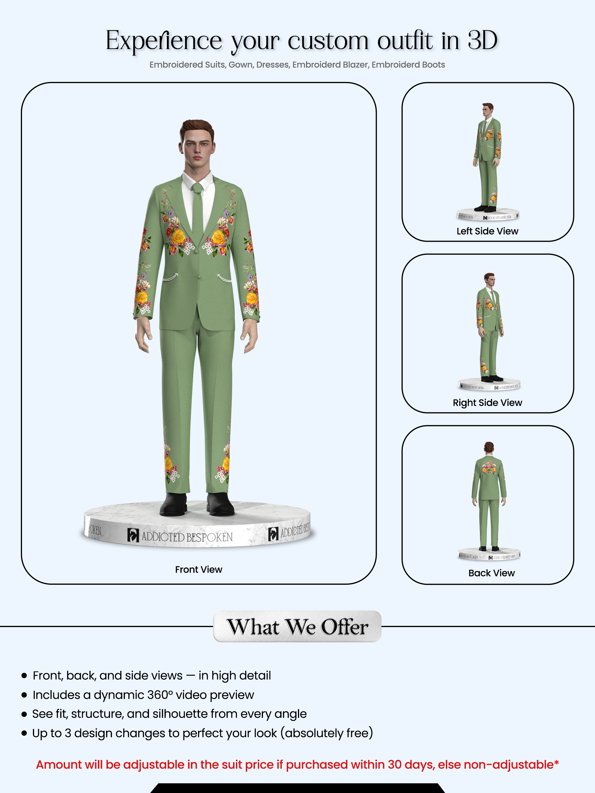 Custom Suit Digital Mockup Package
