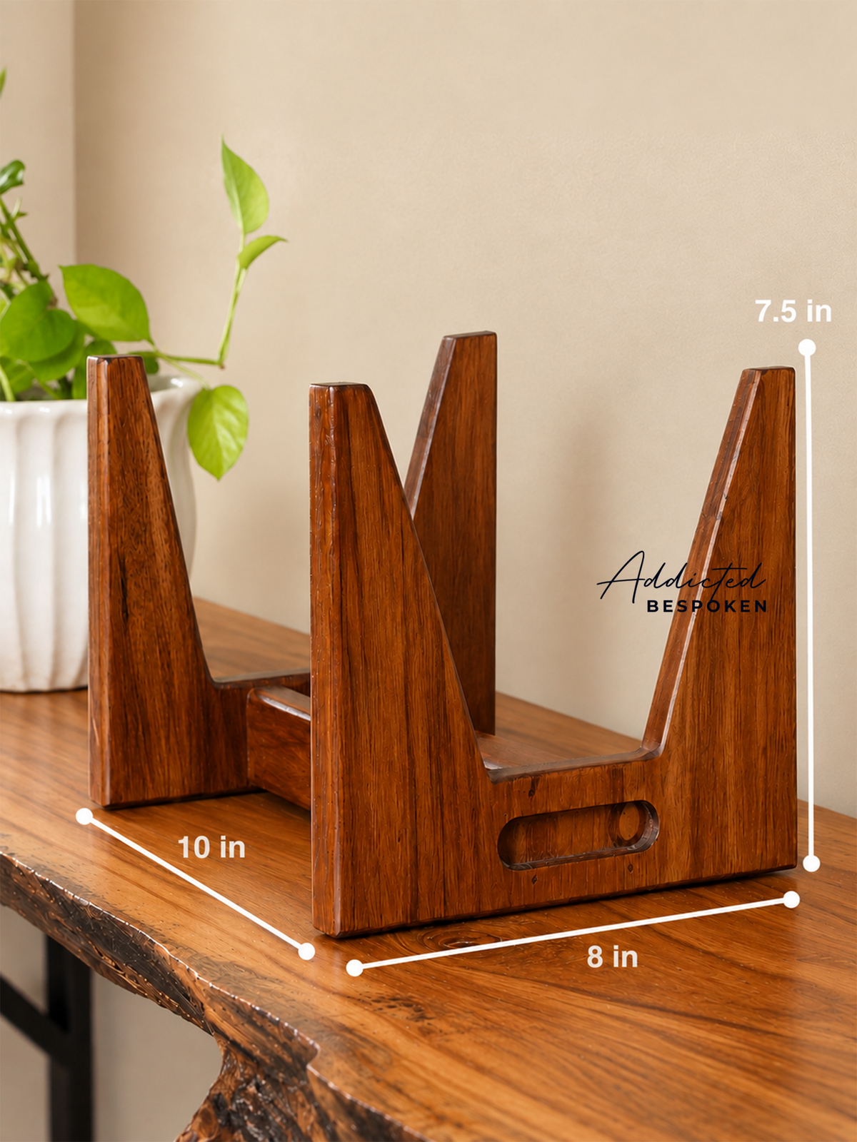 Wooden Record Holder