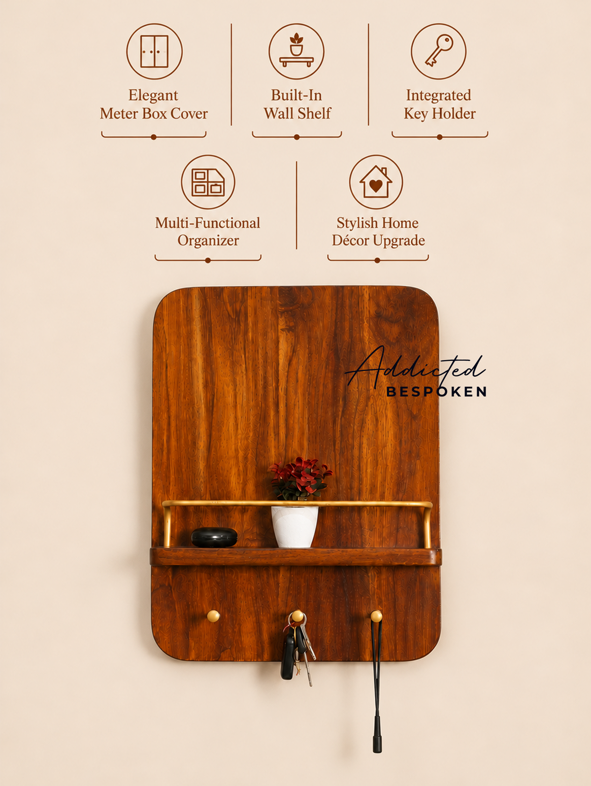 Wooden Meter Box
