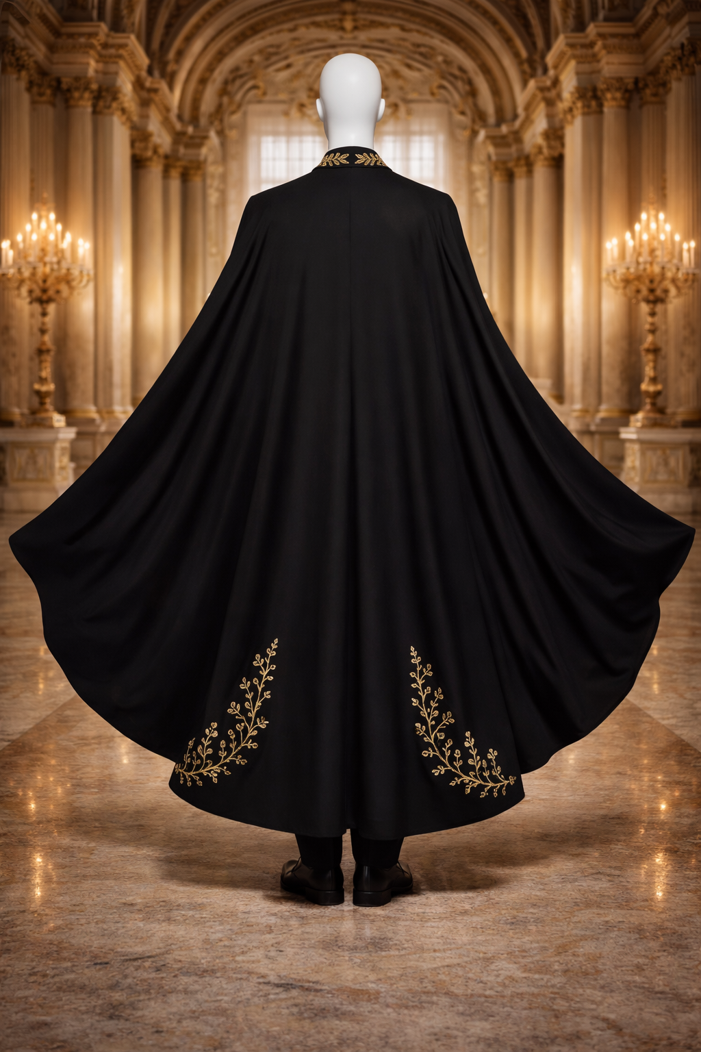 Designer Cape Suit Ensemble Addicted Bespoken