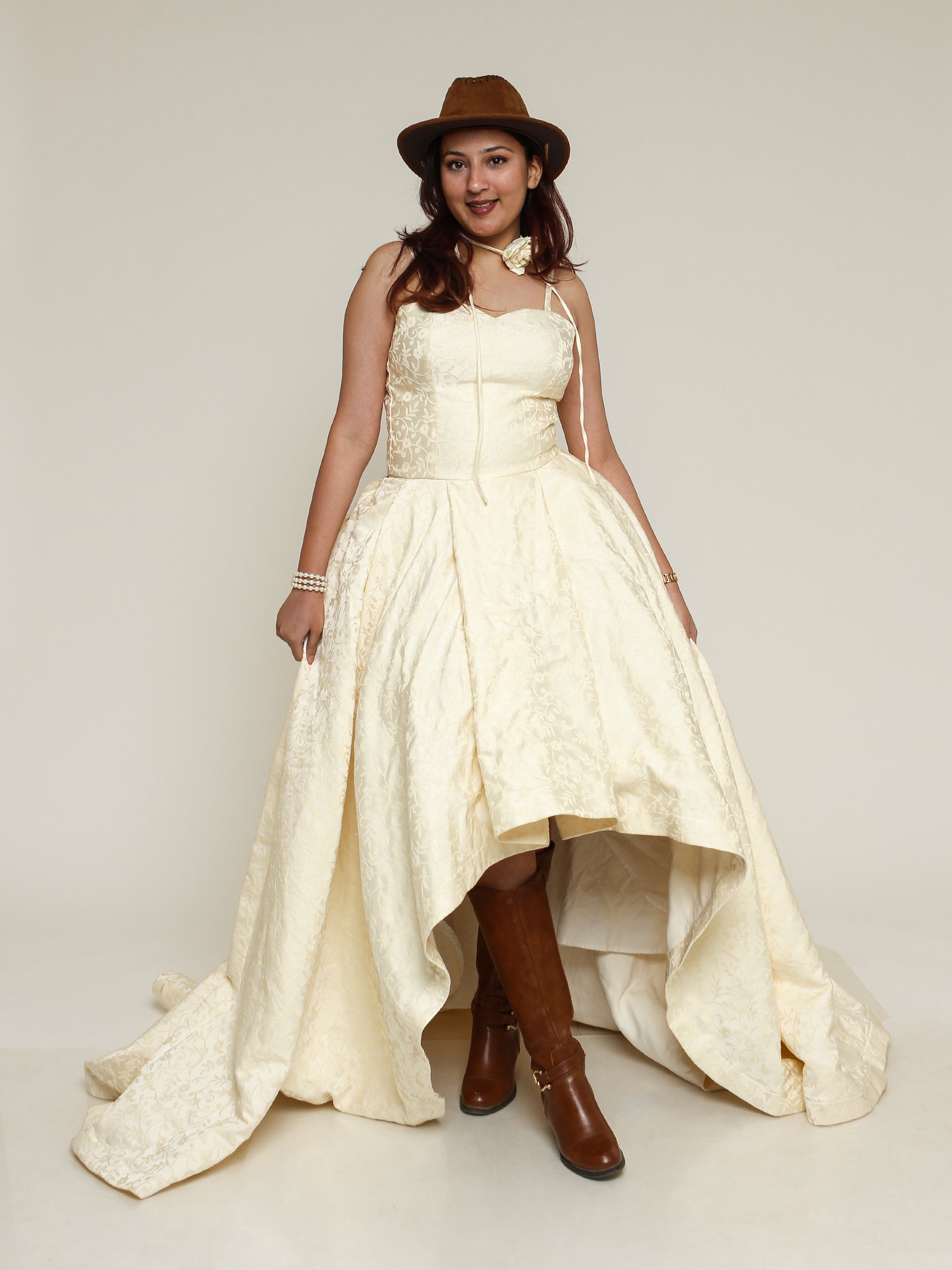 Rococo Brocade Bridal Gown Addicted Bespoken