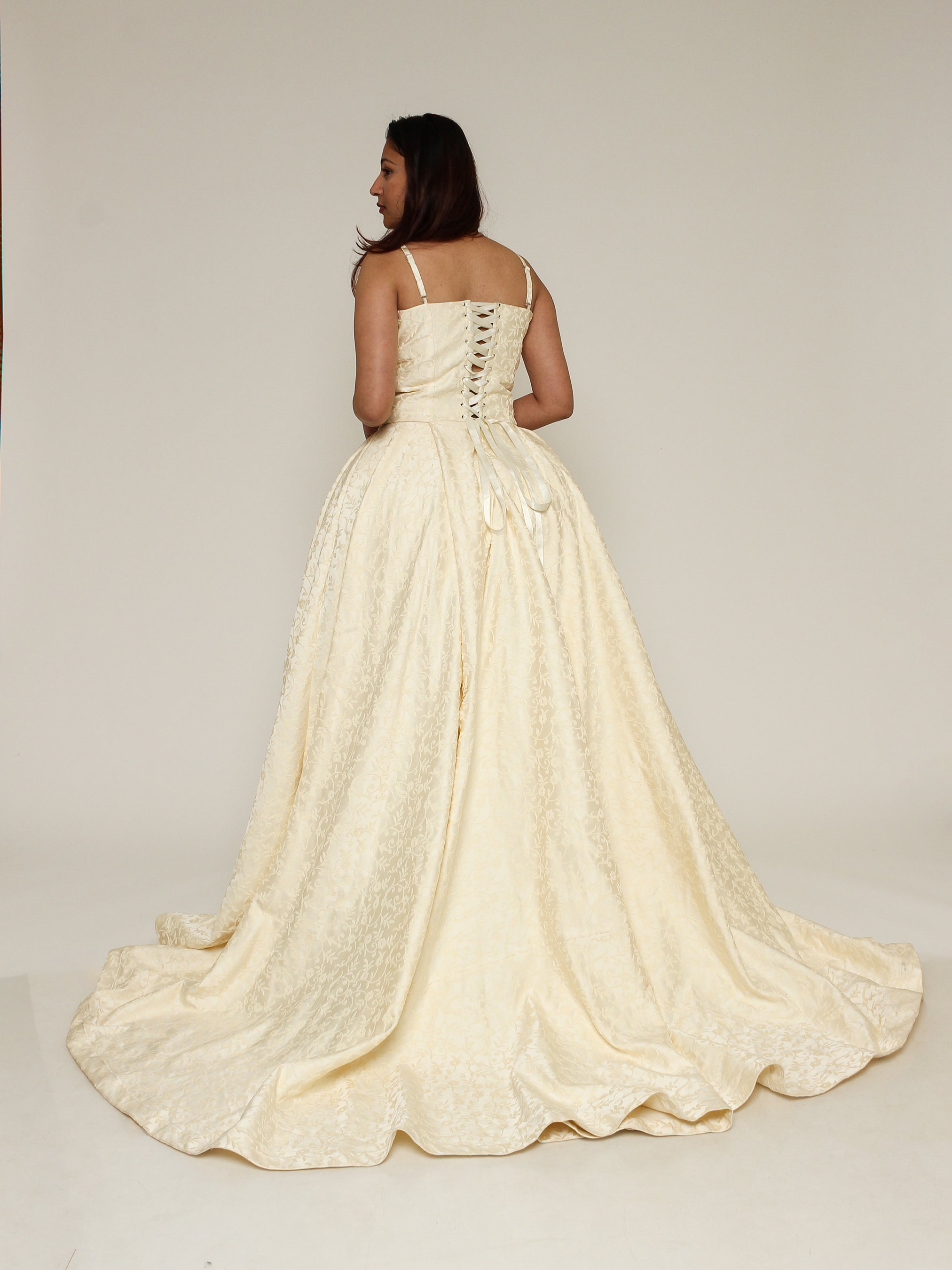 Rococo Brocade Bridal Gown Addicted Bespoken