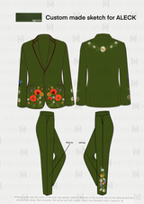 Custom Made 2pc suit for Aleck