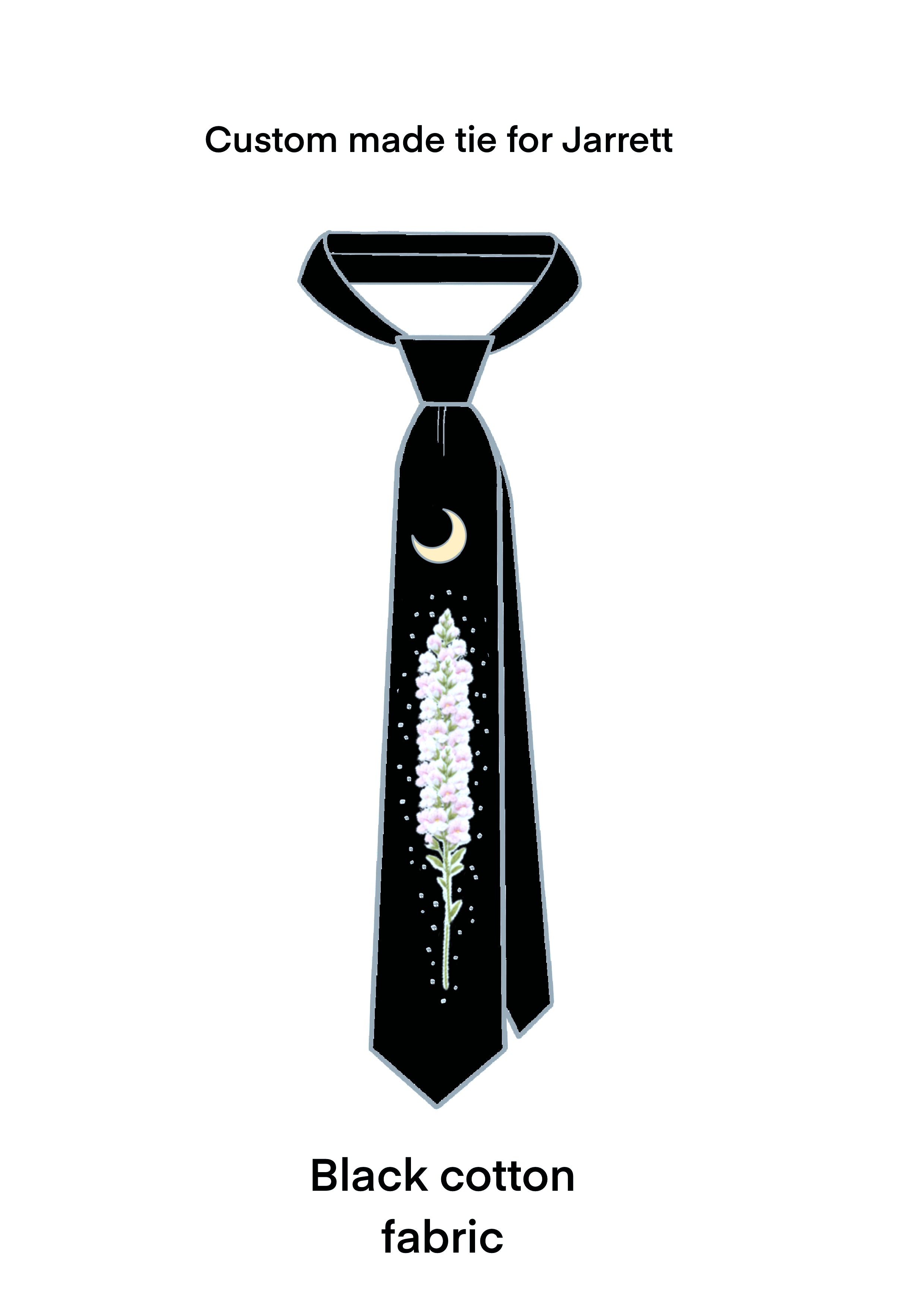 Custom Made 2 Piece Embroidered Suit with Tie for Jarrett