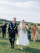 Daisy Embroidered Floral Suit