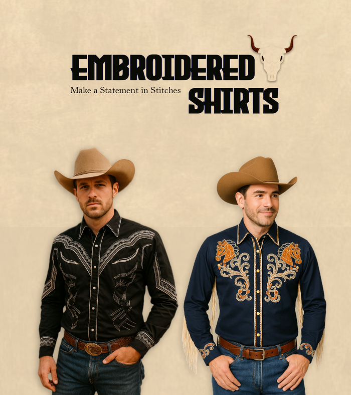 Embroidered Structured Shirt