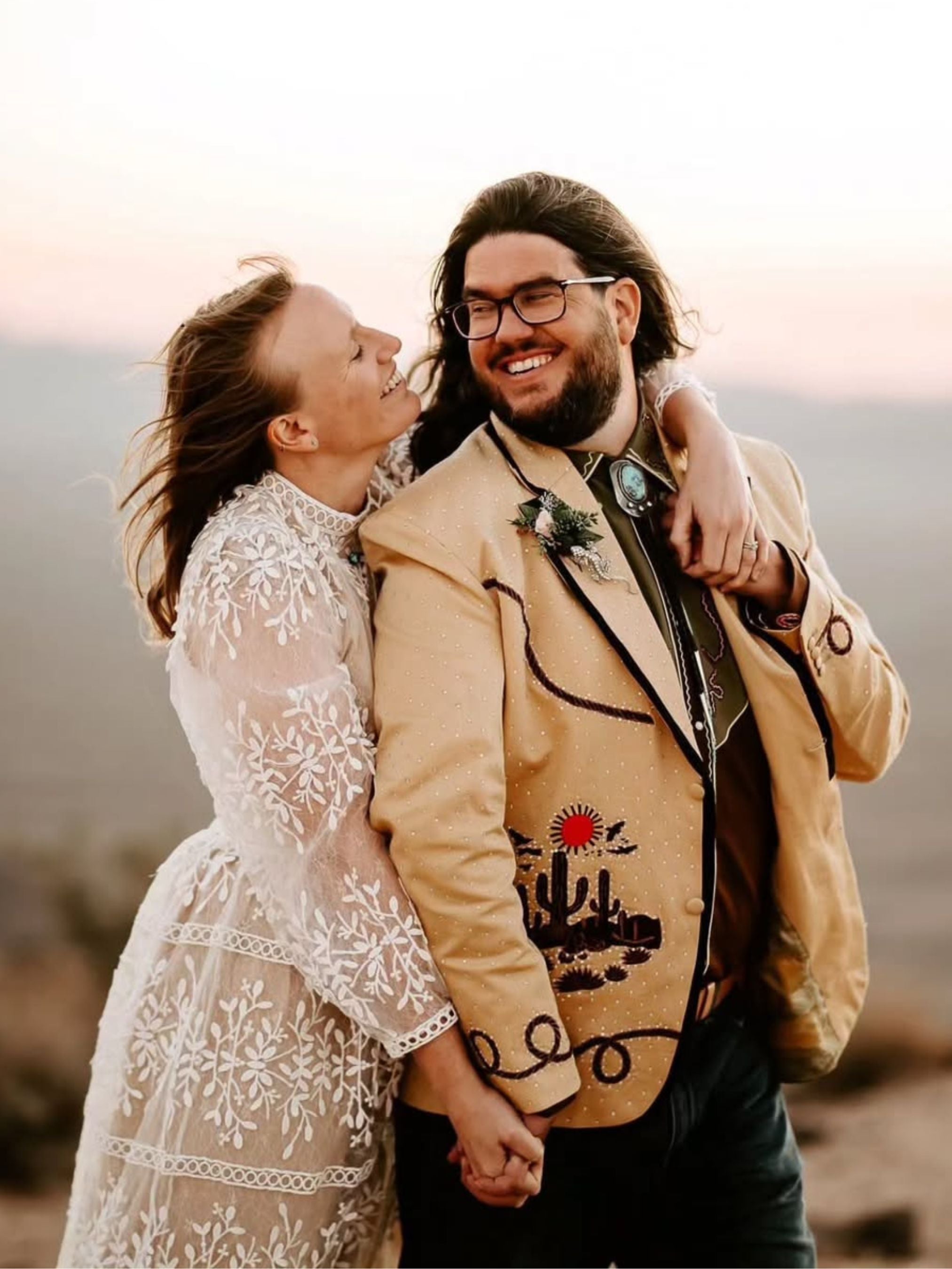 Tailored Embroidered Jacket with Western Flair Addicted Bespoken