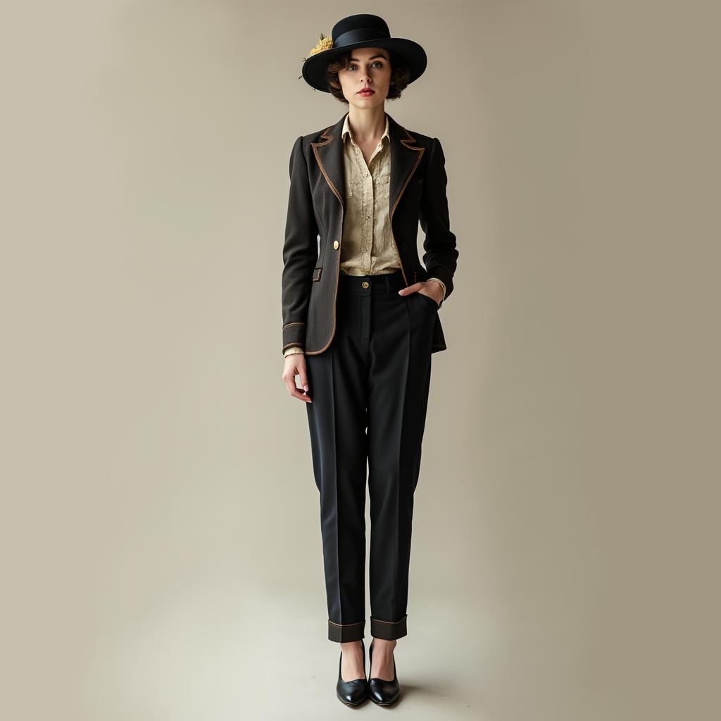 Heritage Trim Suit Ensemble