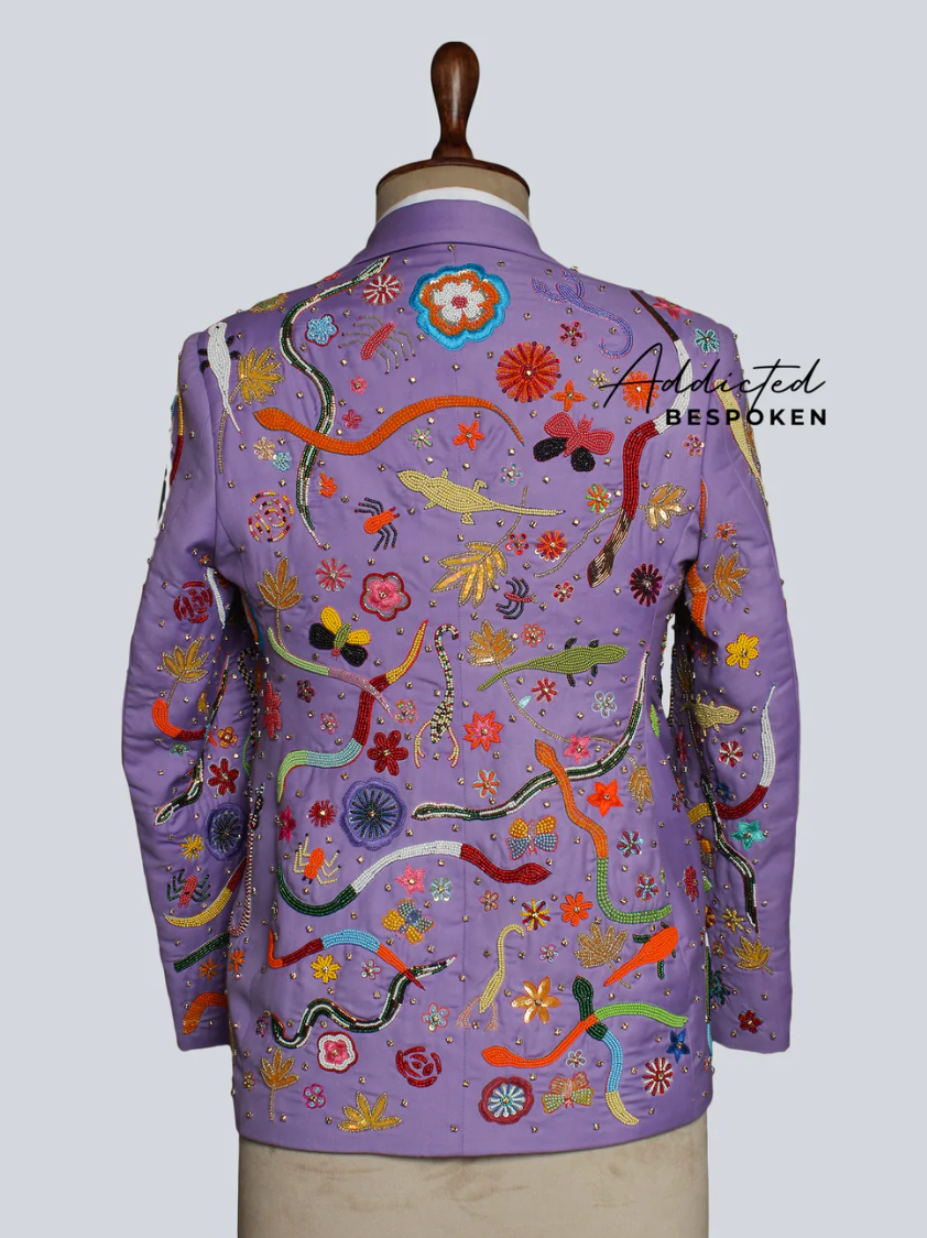 Custom Made Embroidered Suit for Olann Glas