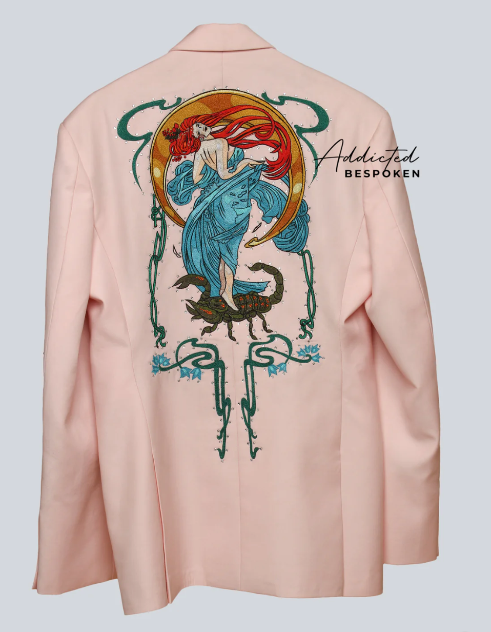 Custom Made Embroidered Suit for Olann Glas