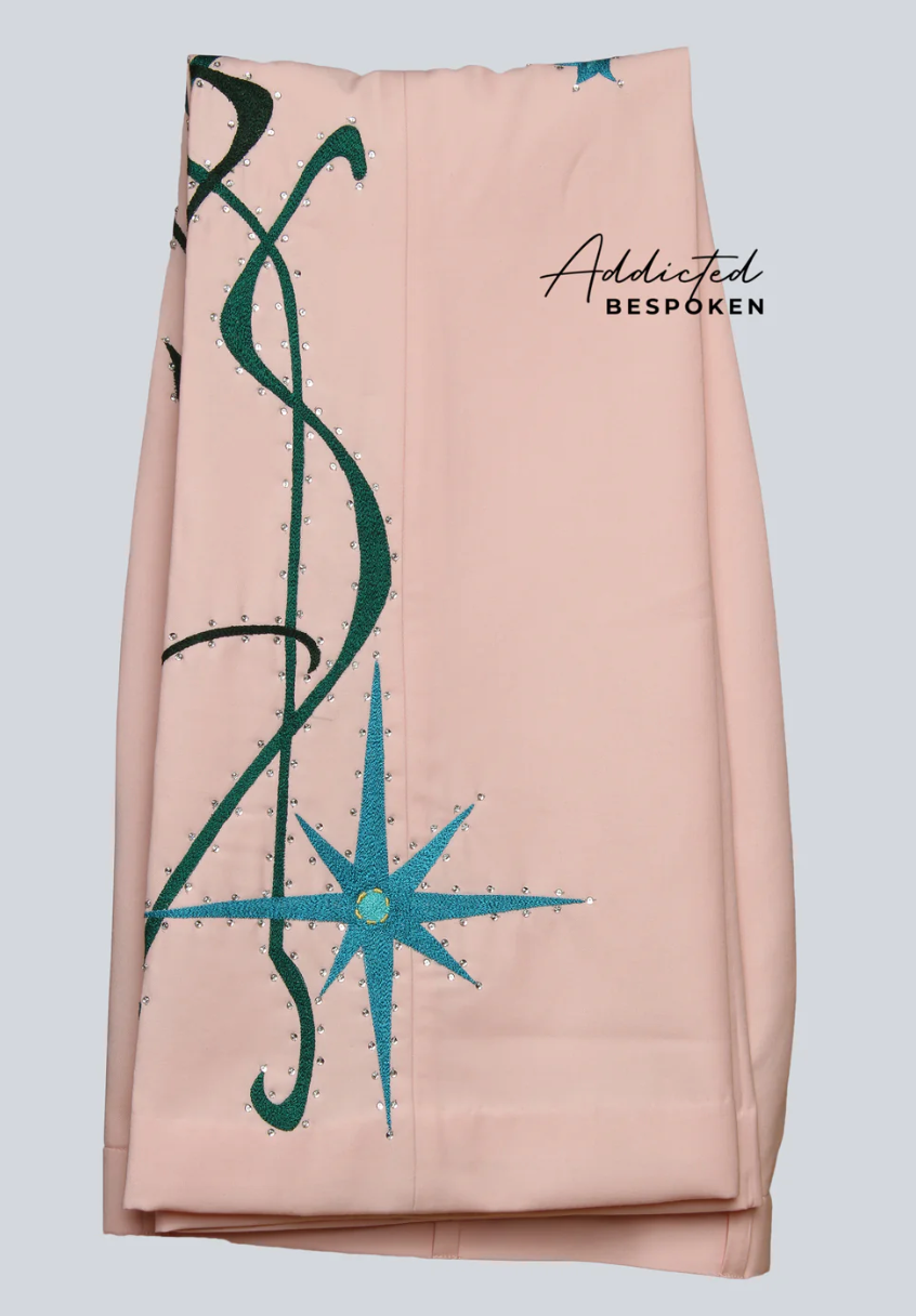 Custom Made Embroidered Suit for Olann Glas