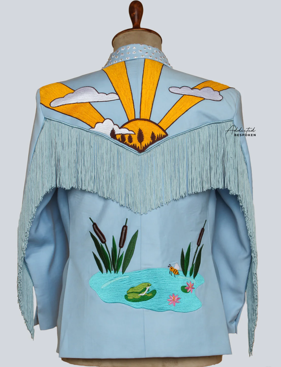 Custom Made Embroidered Suit for Olann Glas