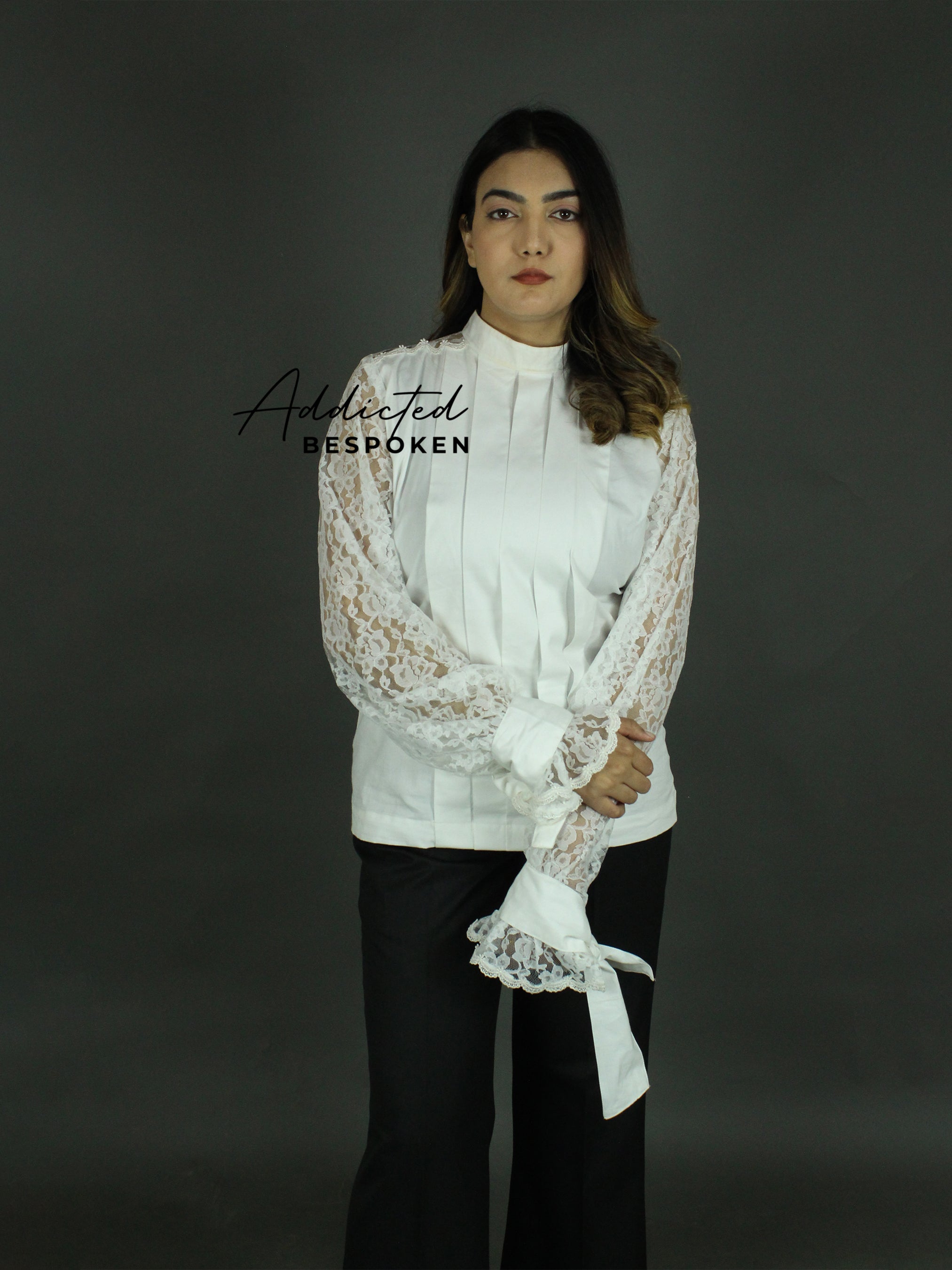 White Cotton Western Shirt