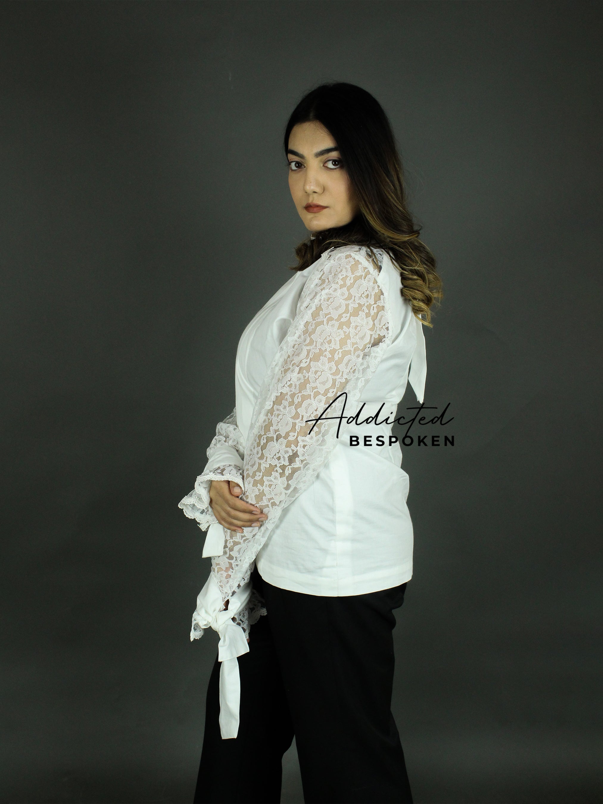 White Cotton Western Shirt