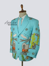 Turquoise Wagon-Themed Suit