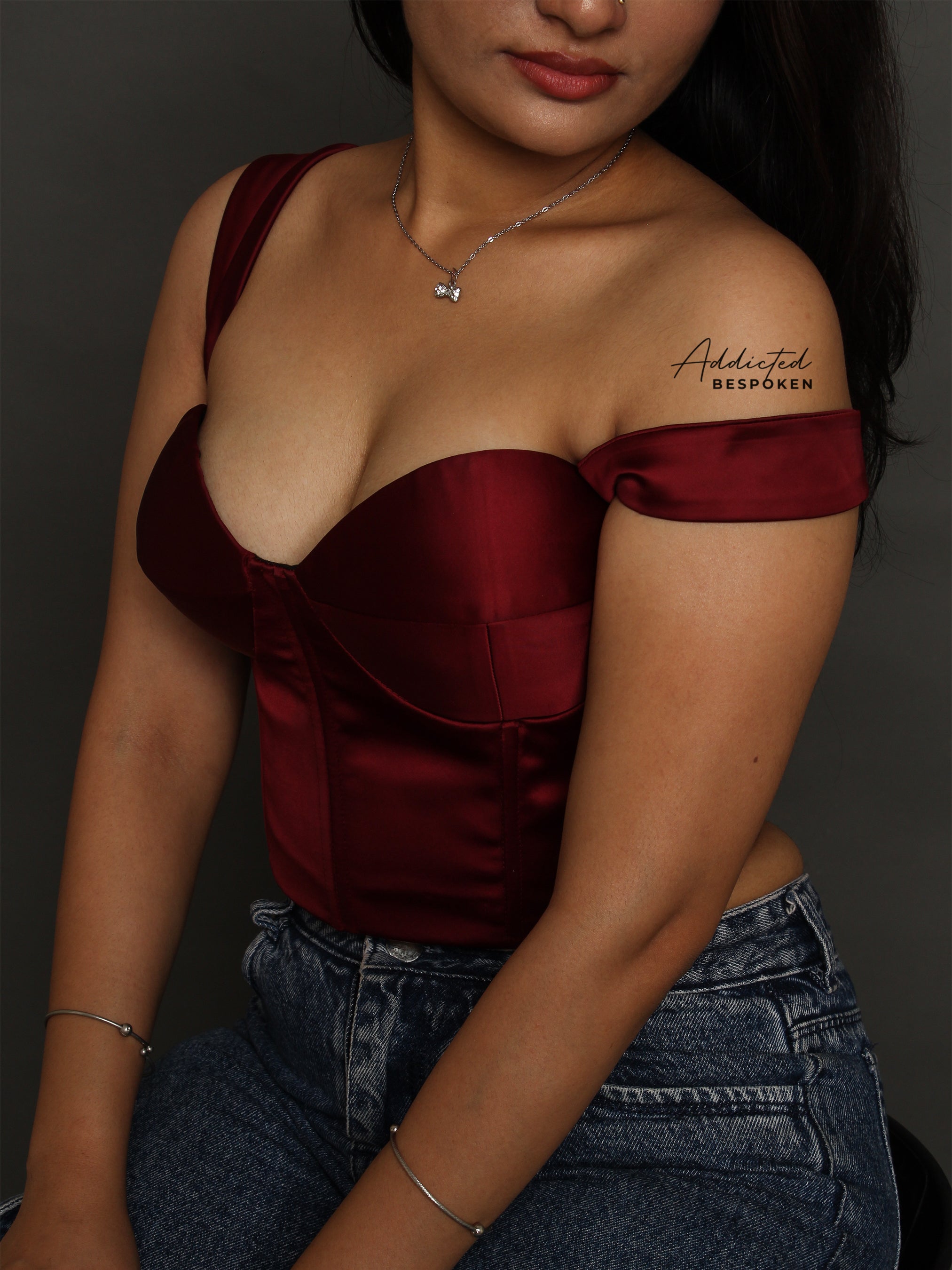 Elegant Structured Bustier Top