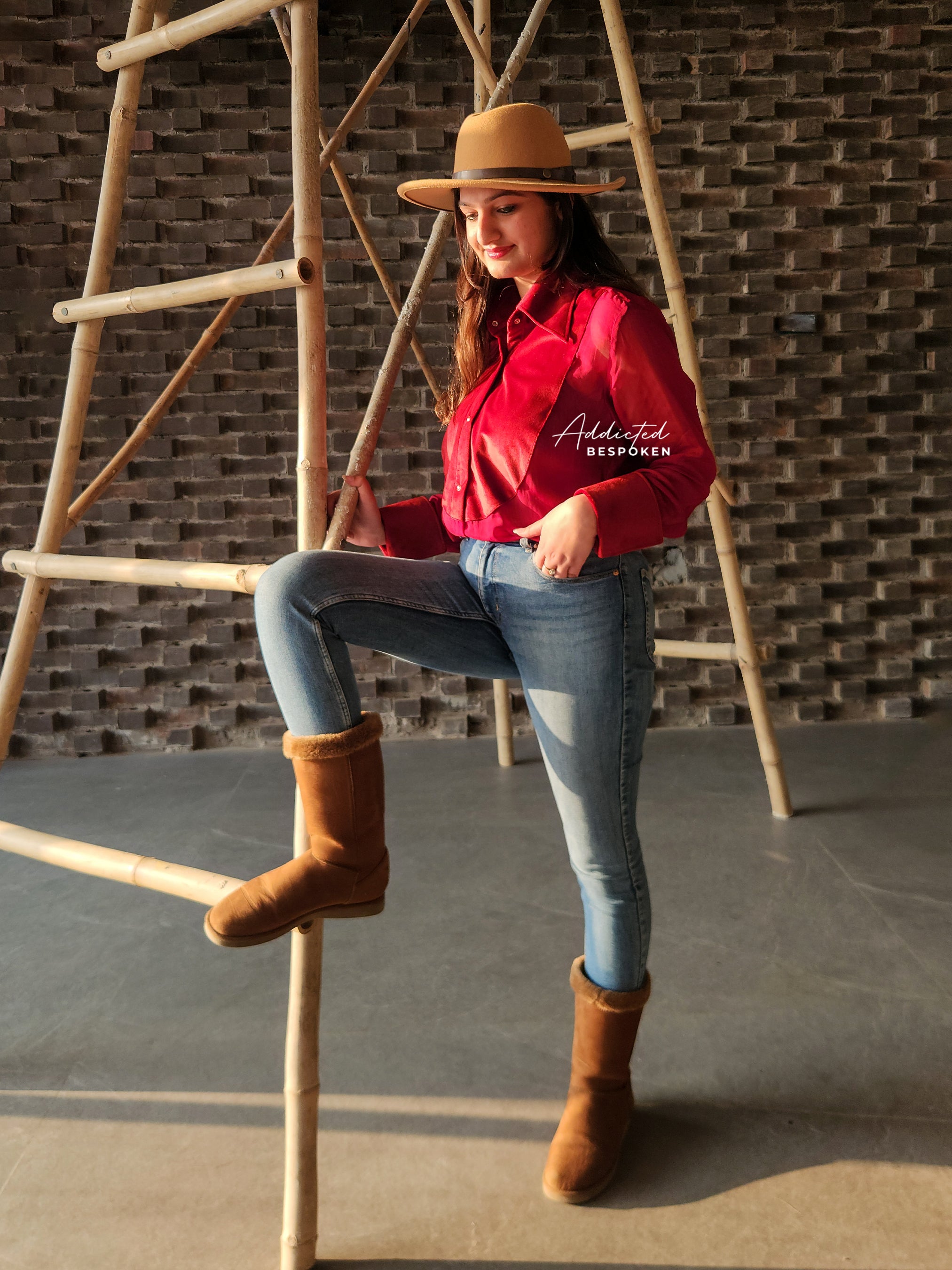 Western Chic: The Sheer Elegance Shirt