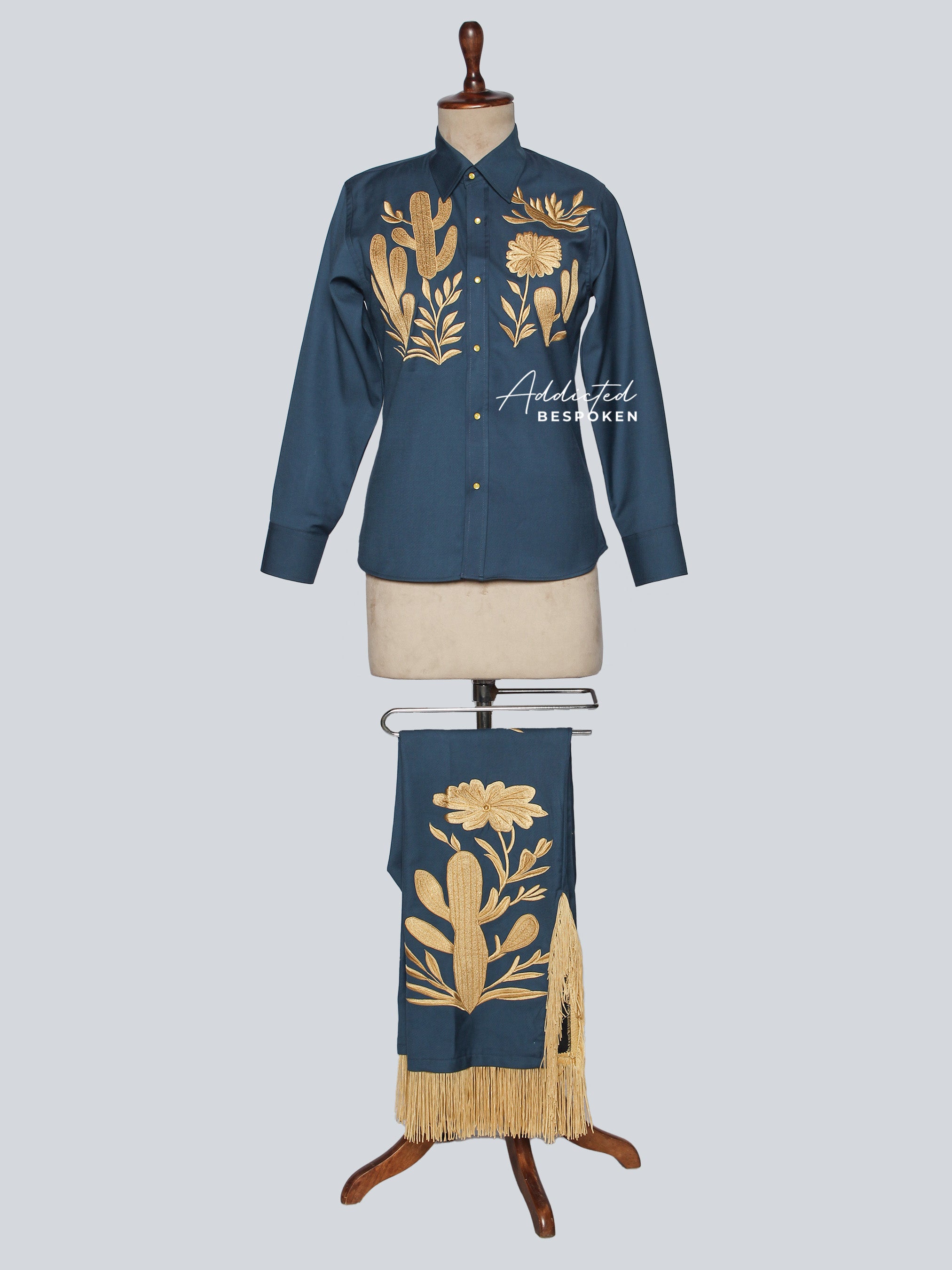 Embroidered Fringe Shirt