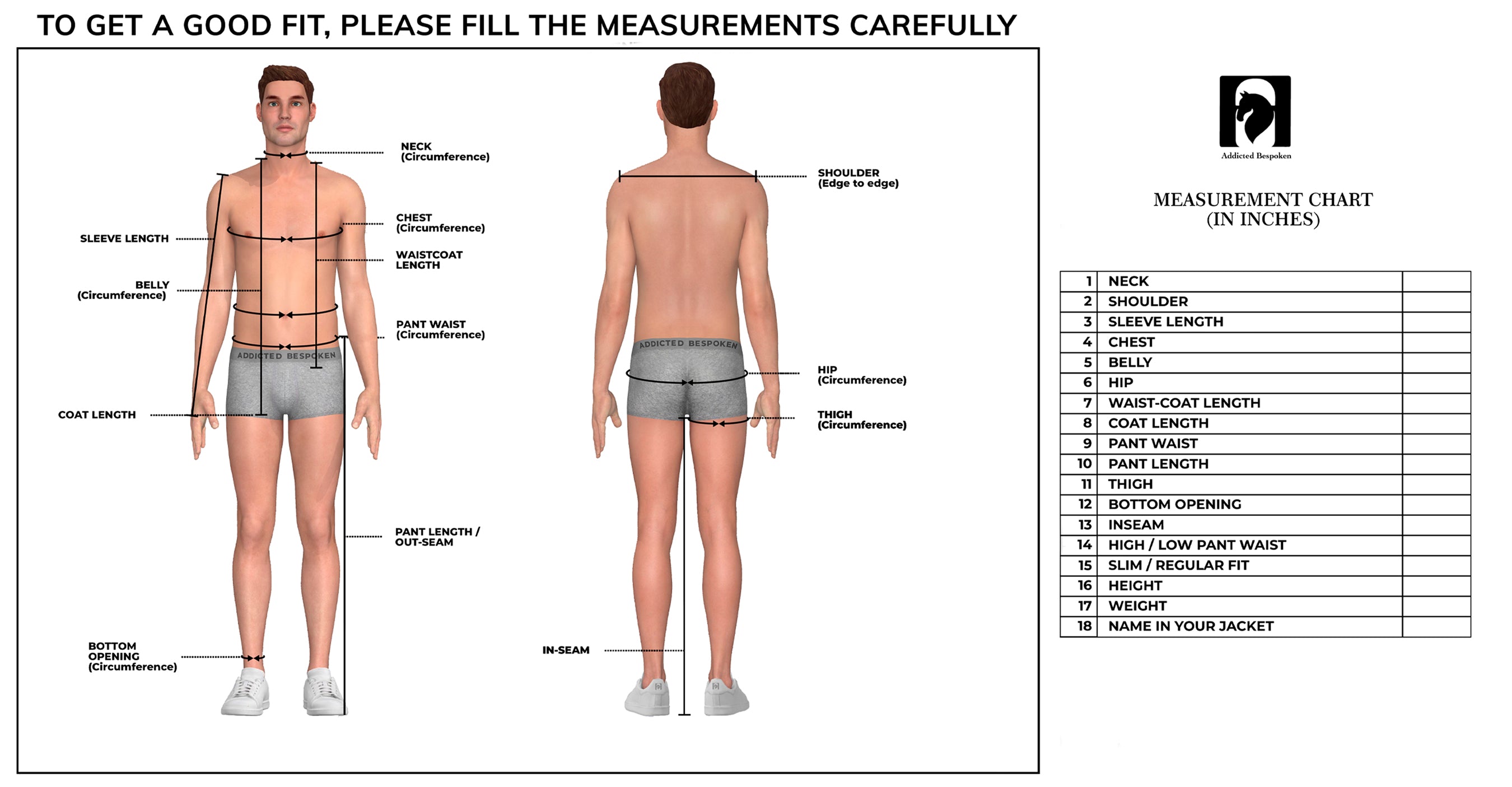 Measurement and Fit - Men's