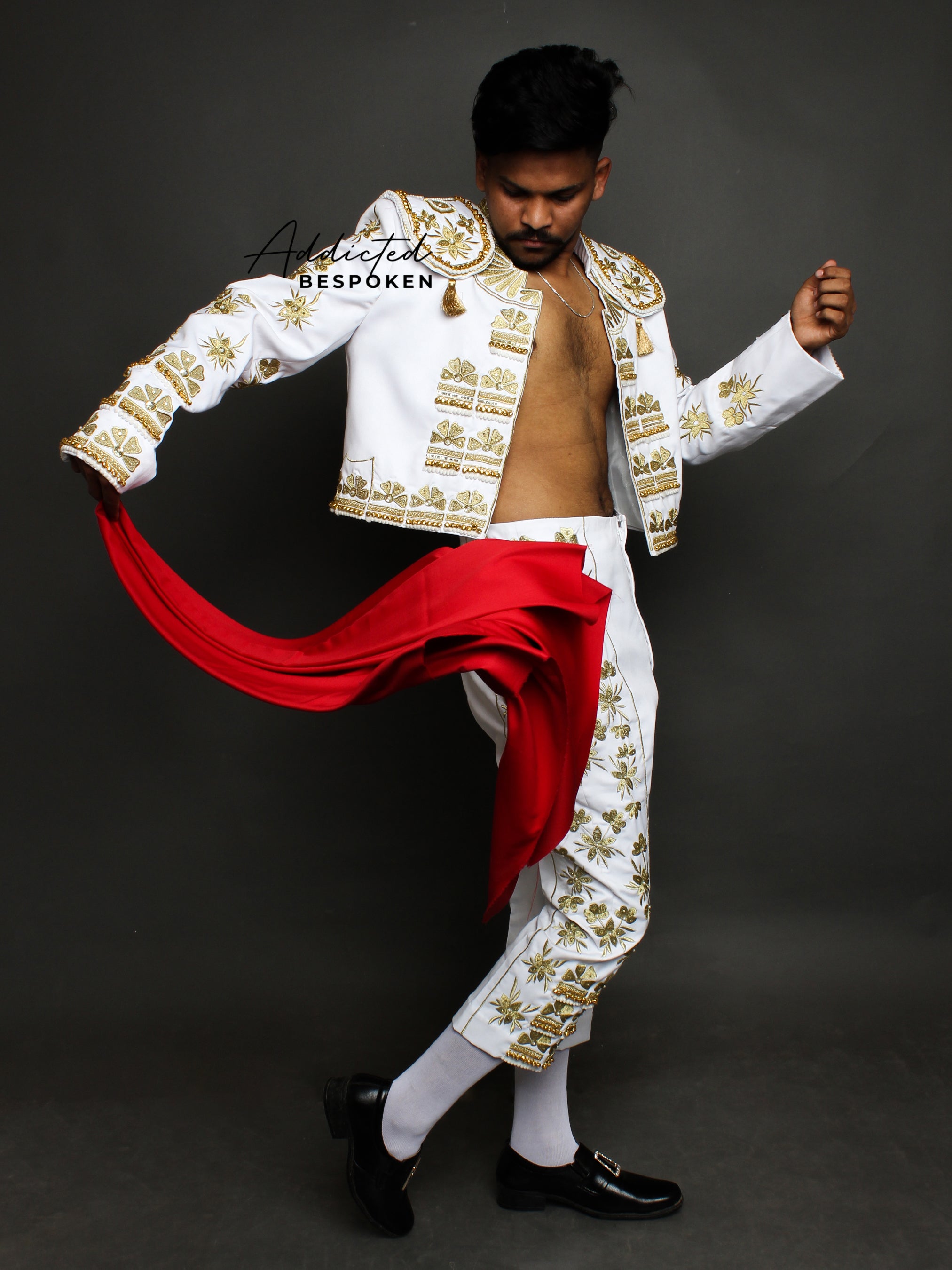 Golden Embroidered Matador Ensemble