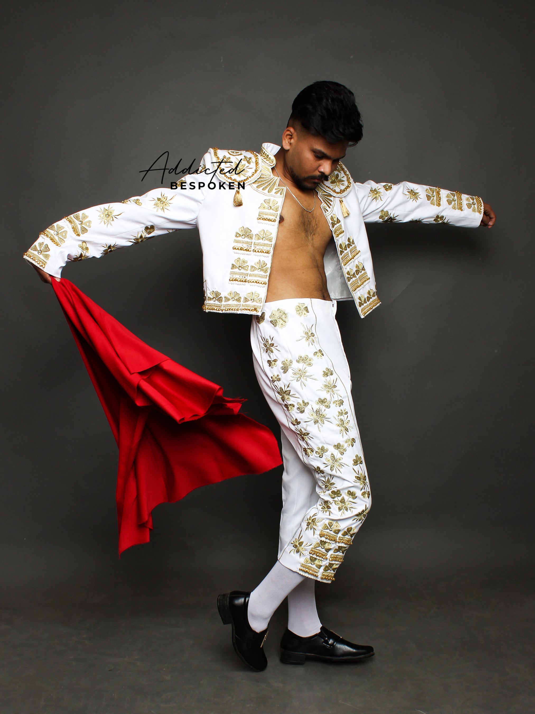 Golden Embroidered Matador Ensemble