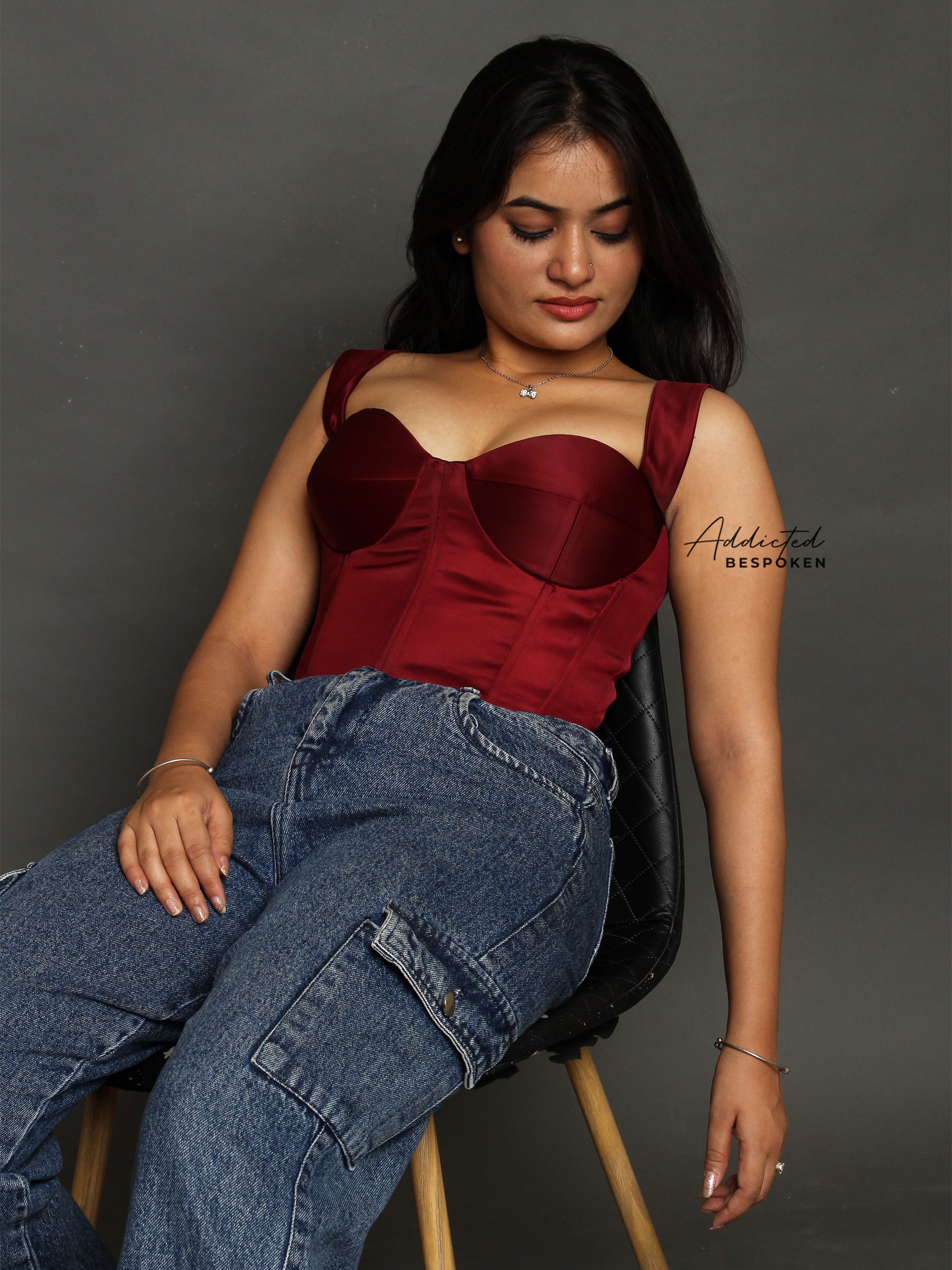Elegant Structured Bustier Top