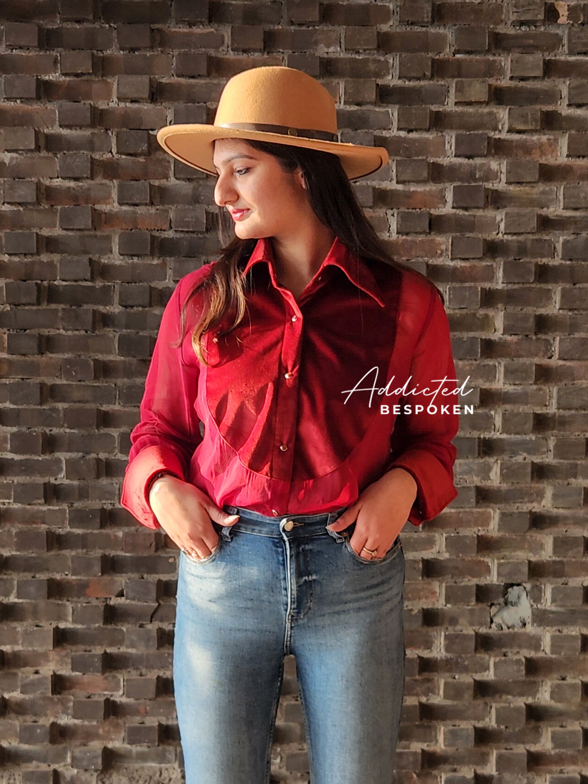 Western Chic: The Sheer Elegance Shirt