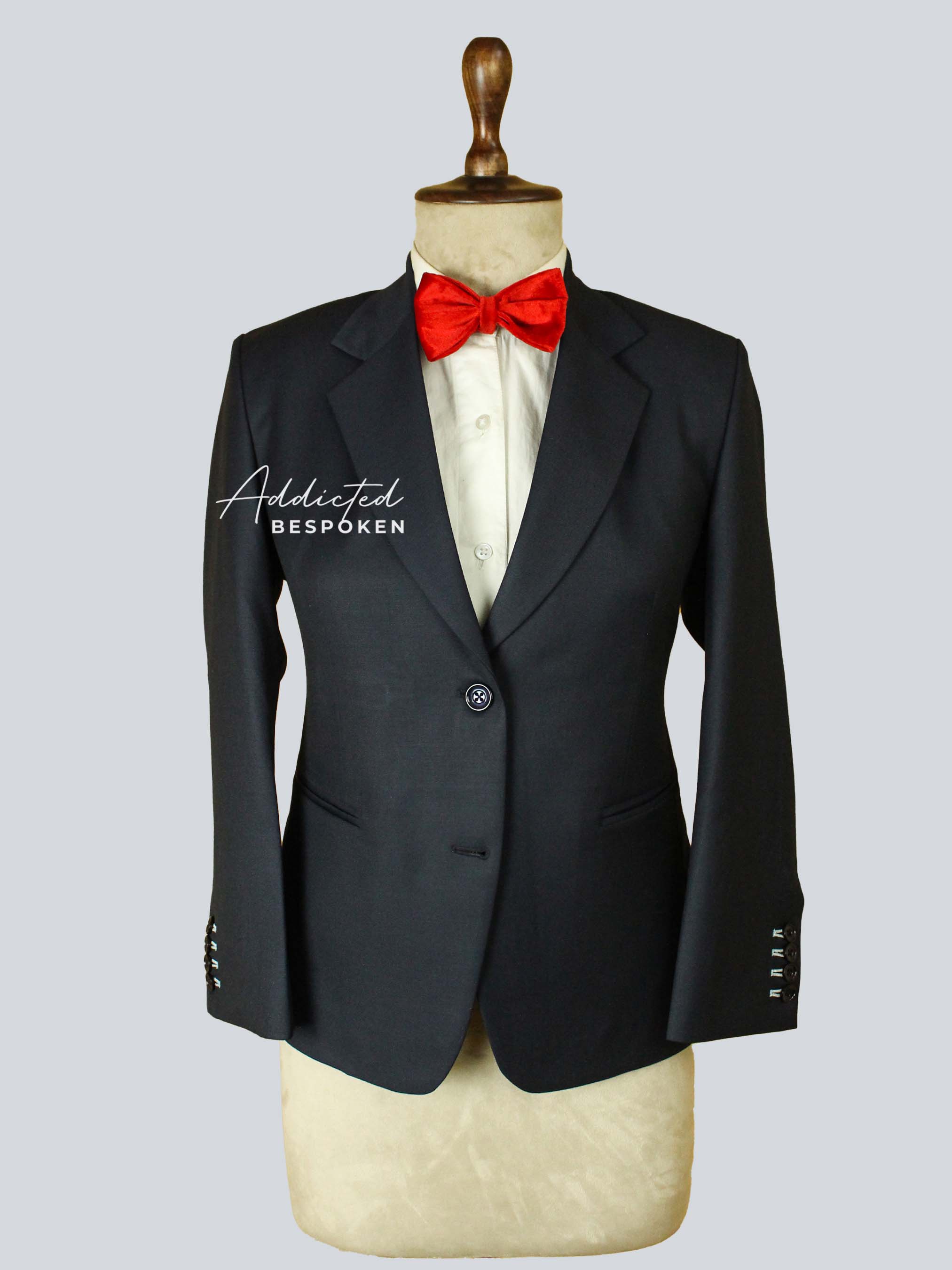 Black Groomsmen Custom Suit