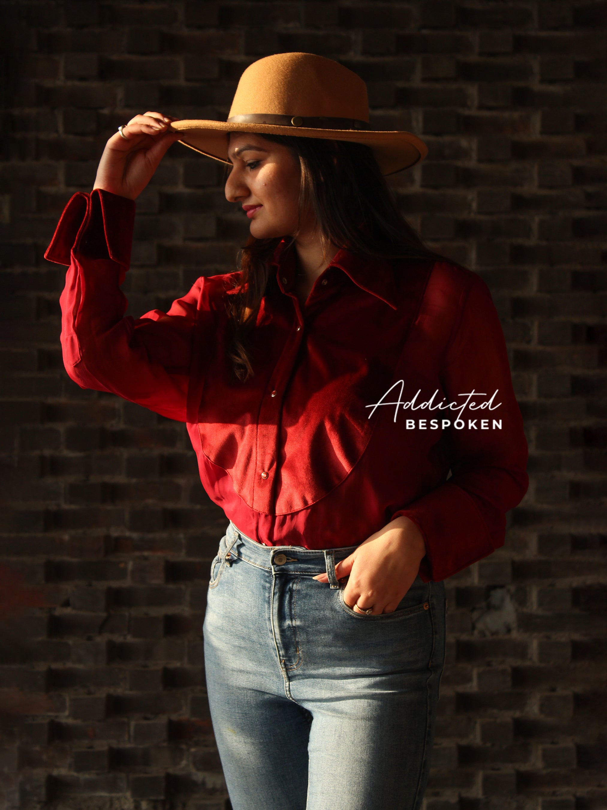 Western Chic: The Sheer Elegance Shirt