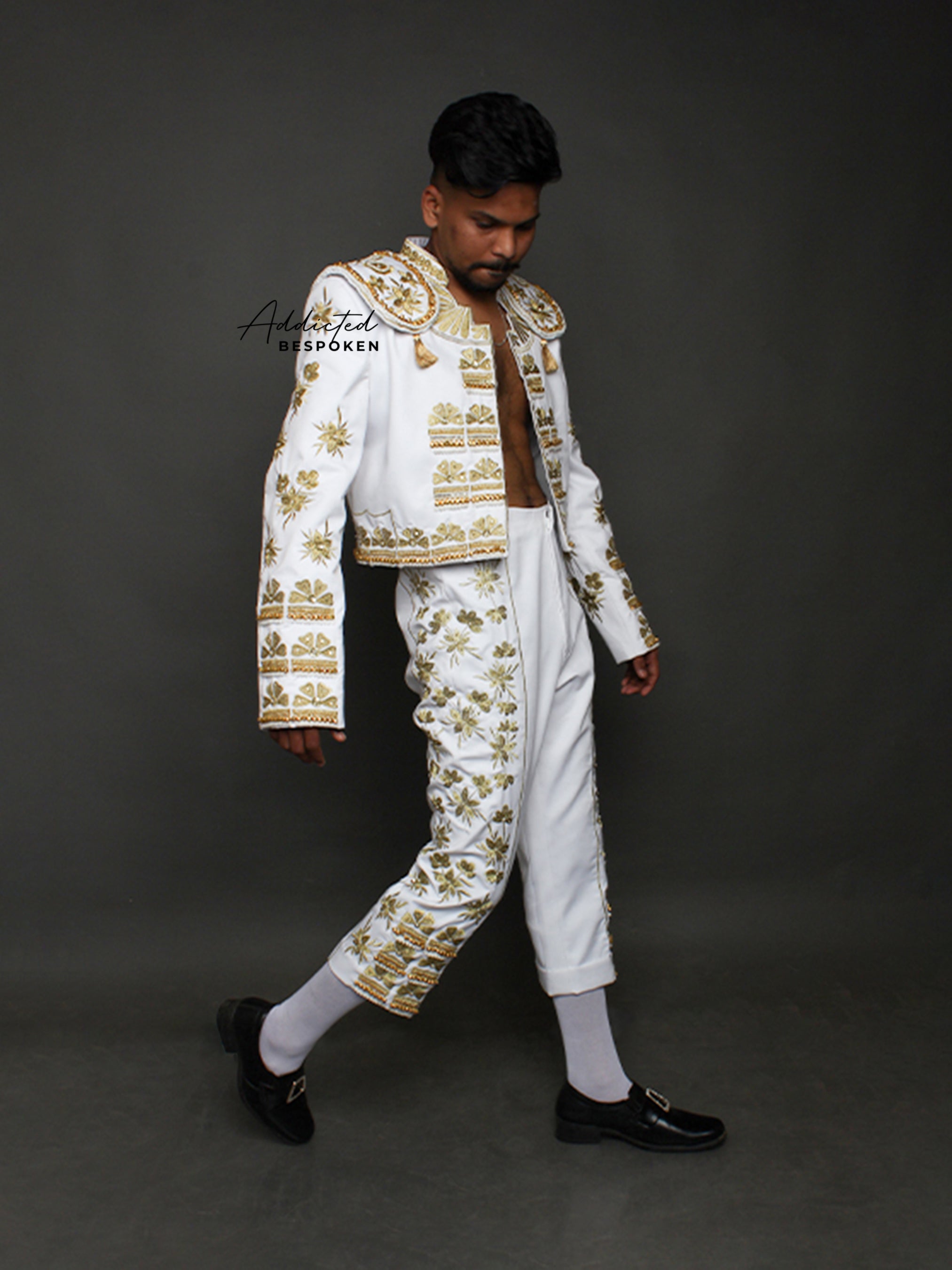 Golden Embroidered Matador Ensemble