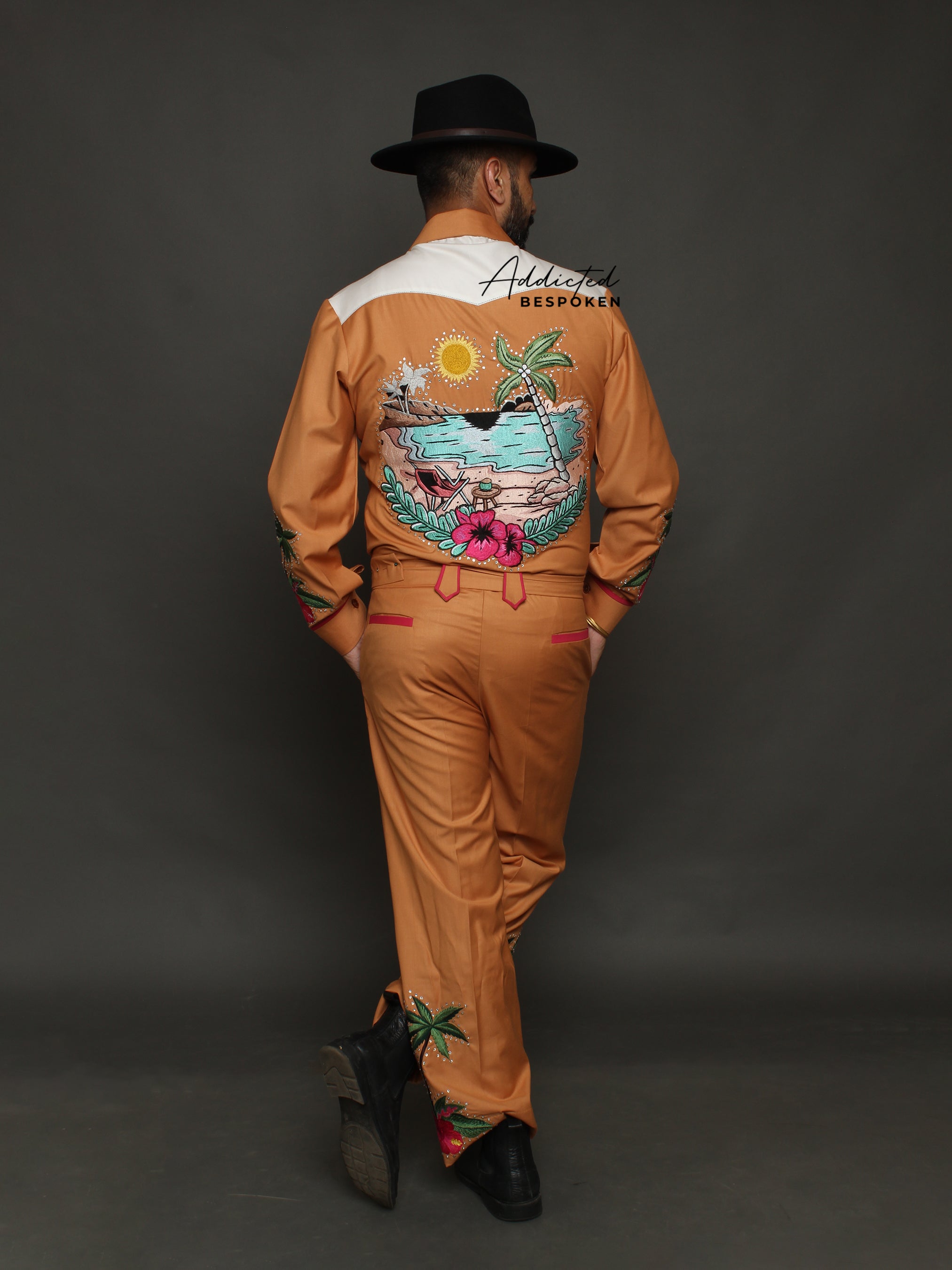 Tropical Vibes Western Jumpsuit (CLS) | Addicted Bespoken