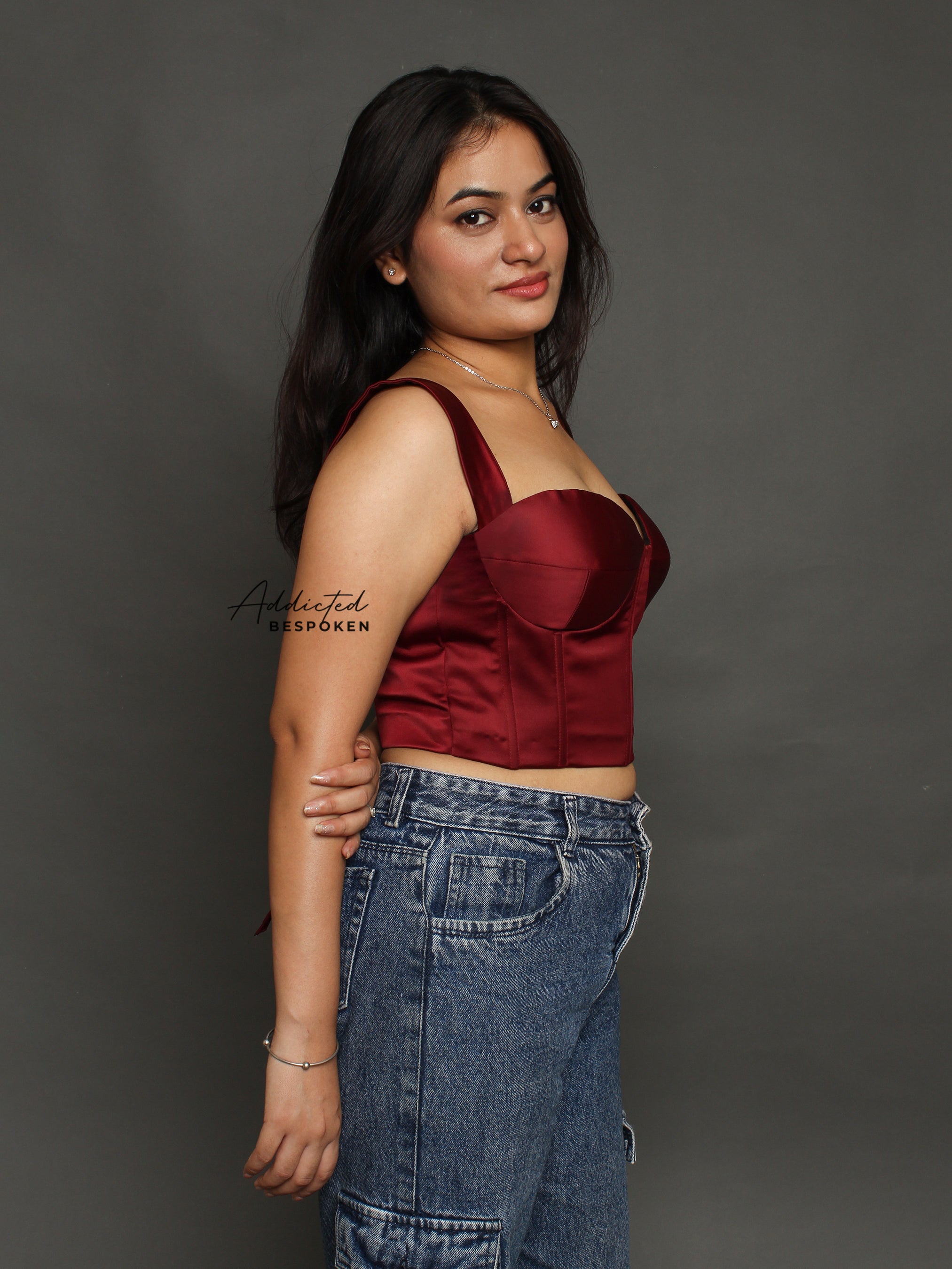 Elegant Structured Bustier Top