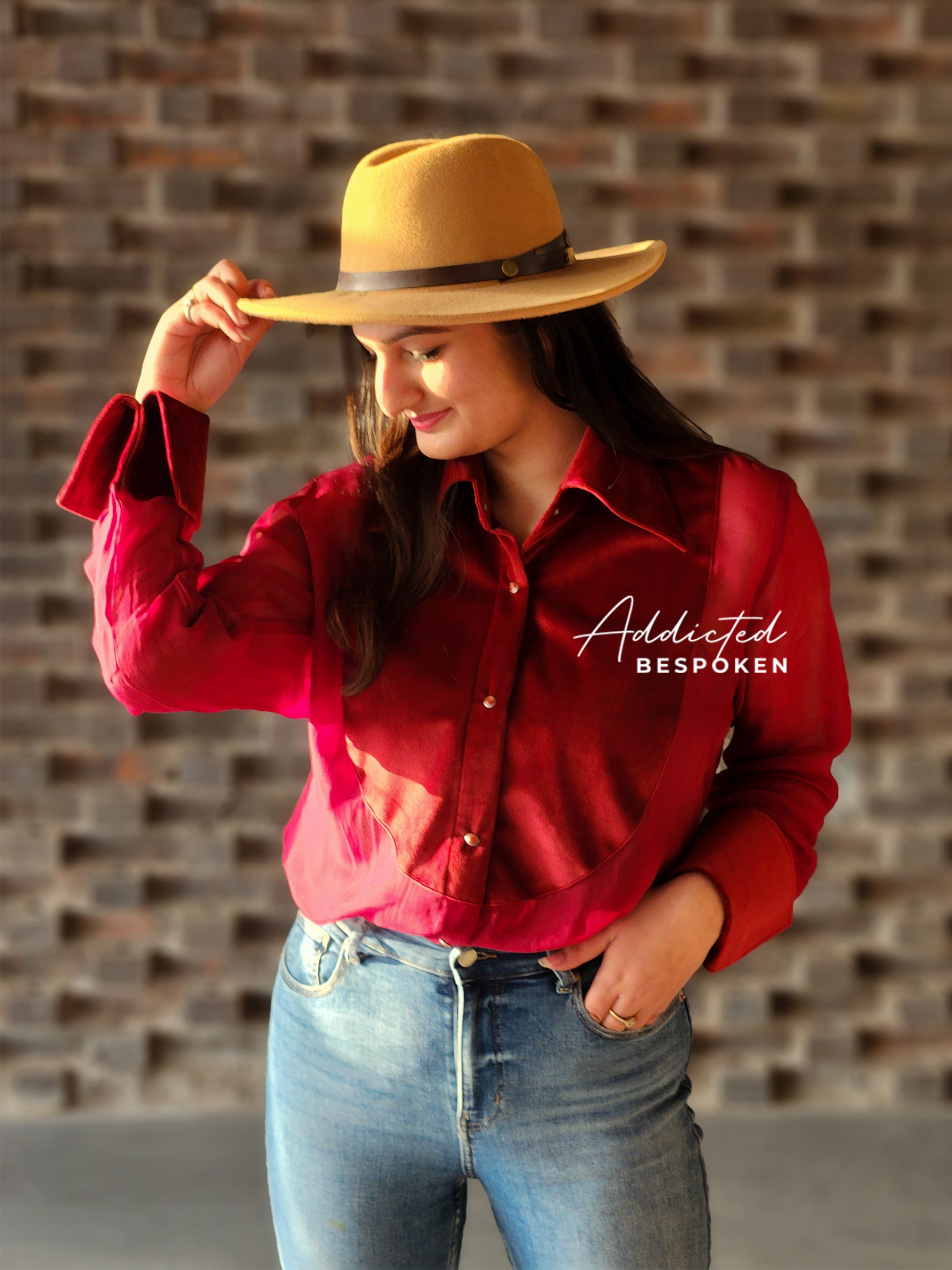 Western Chic: The Sheer Elegance Shirt