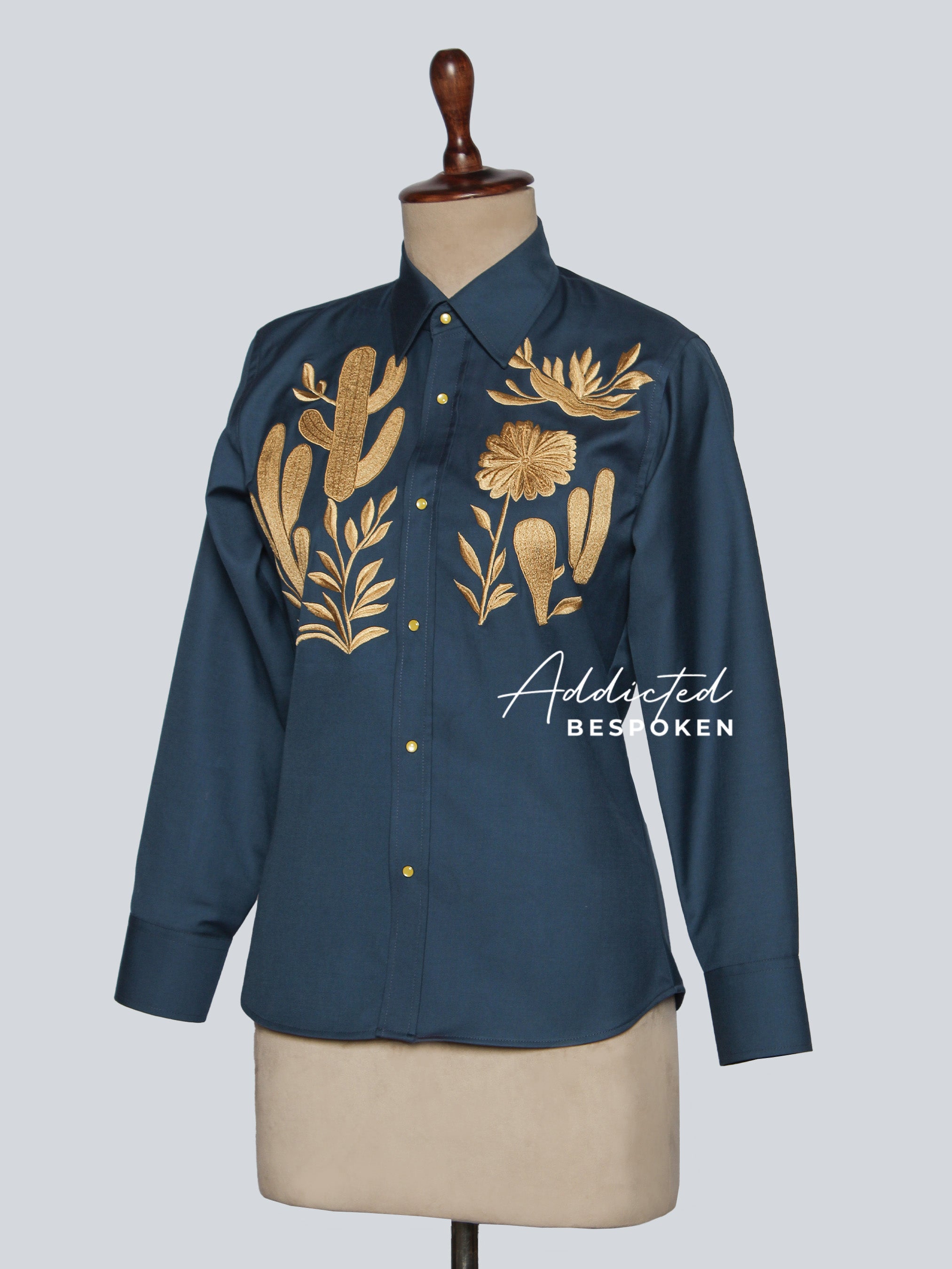 Embroidered Fringe Shirt