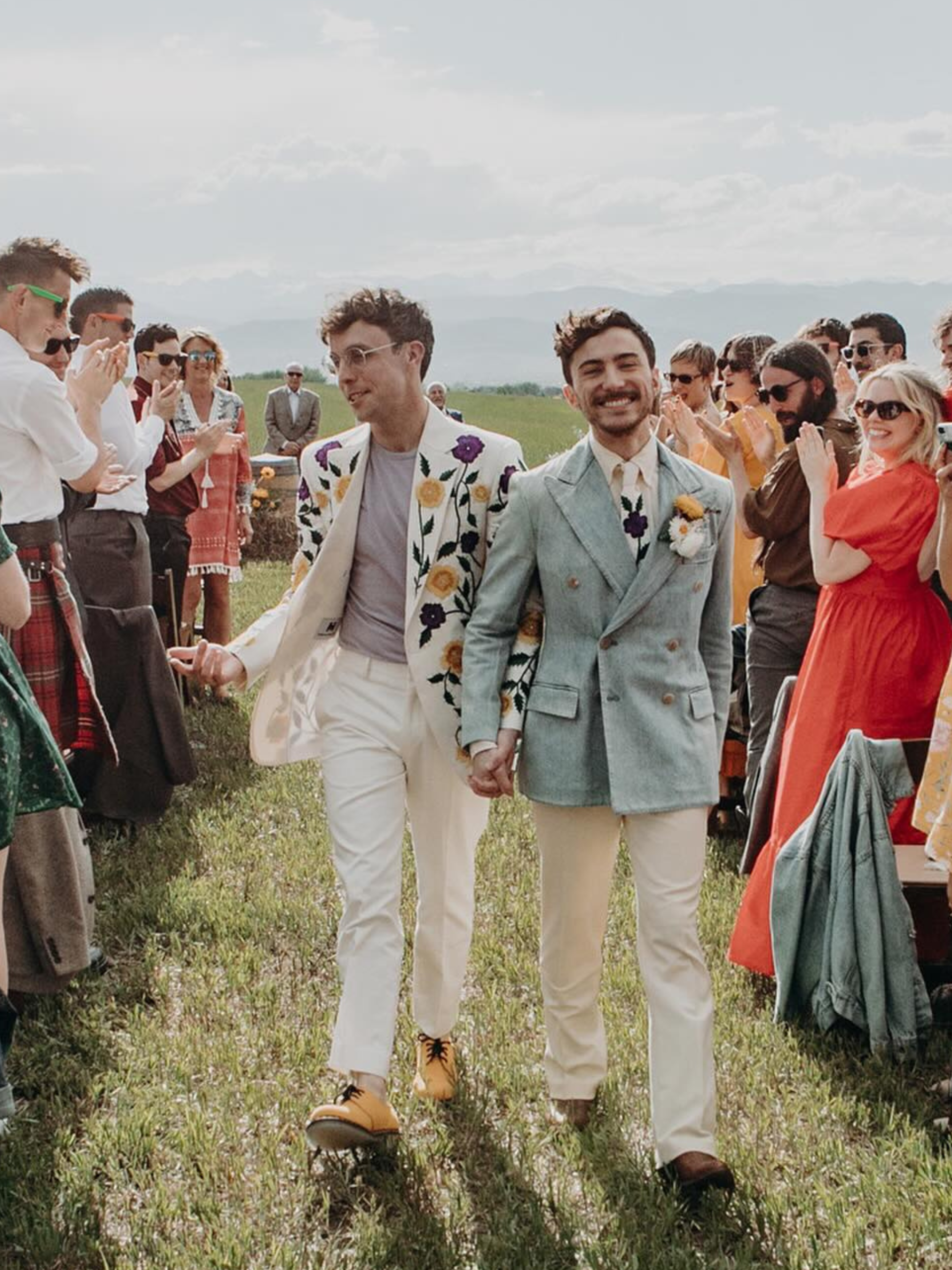 Luxury Botanical Embroidered Suit Addicted Bespoken