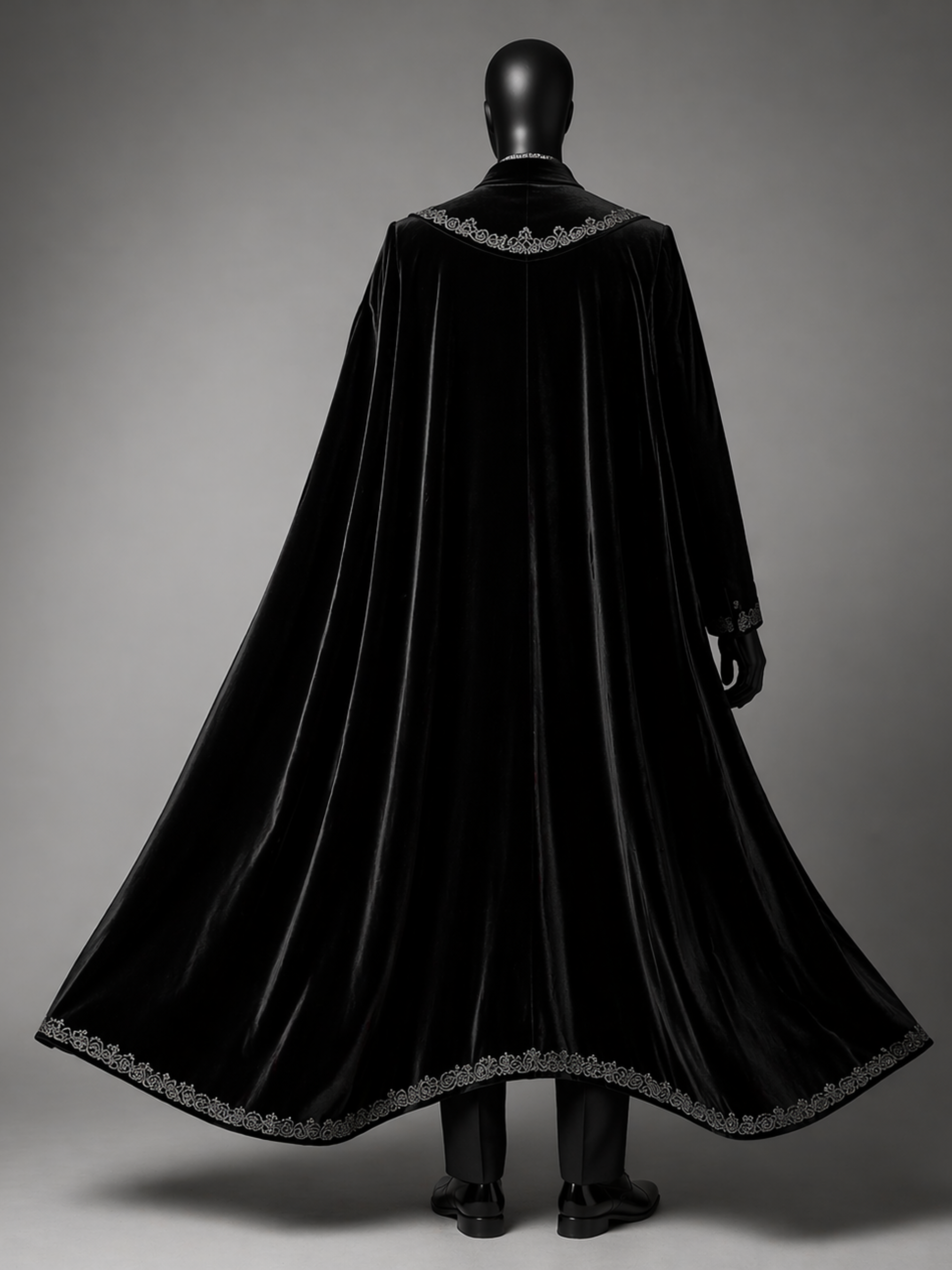 Custom made 3pc Suit with Cape & Shirt for Christopher Addicted Bespoken
