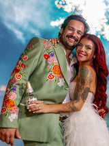 Botanical Grace Wedding Suit