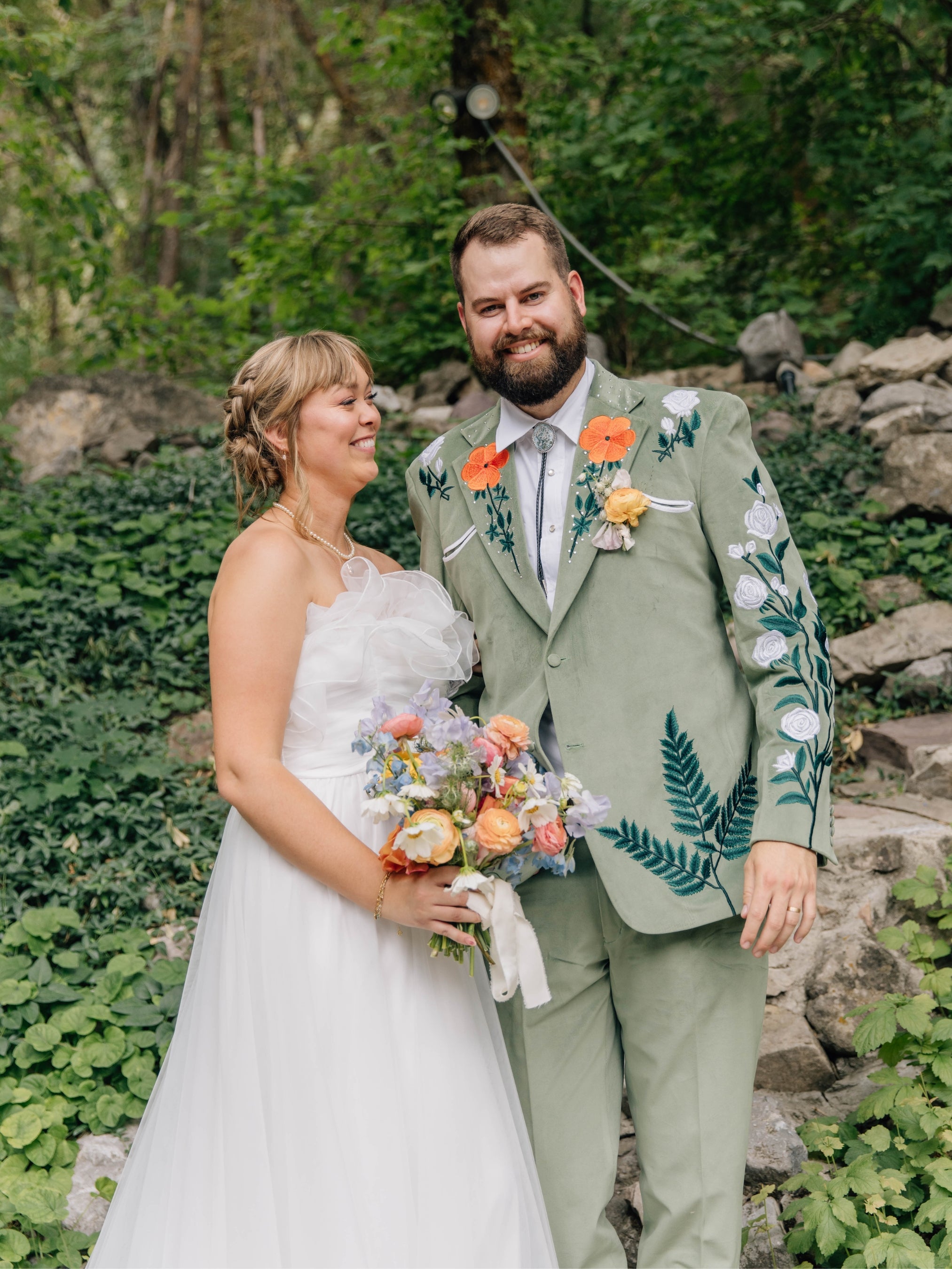 Floret Western Wedding Suit Addicted Bespoken