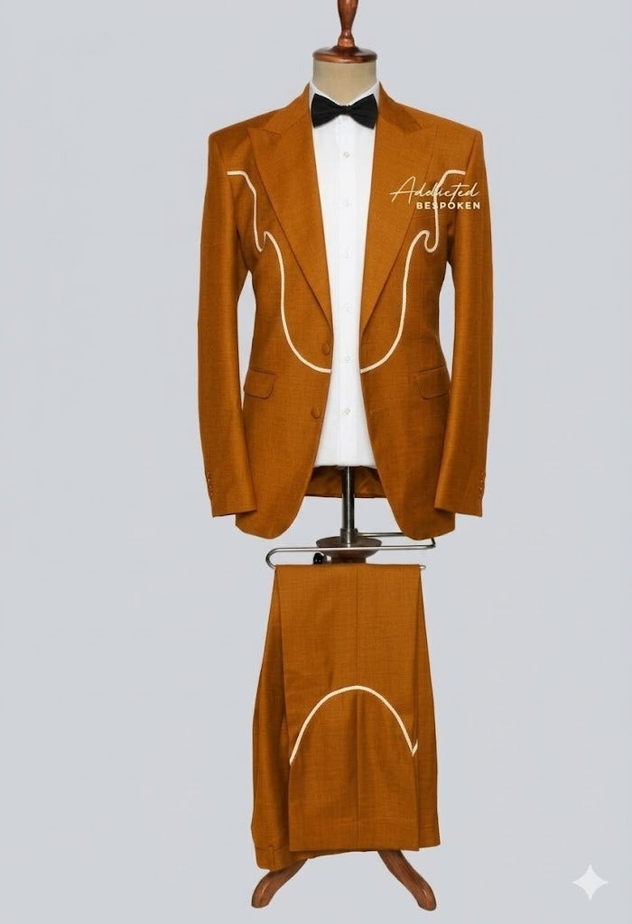 Custom Made 2 Piece Suit for Jeffrey Addicted Bespoken