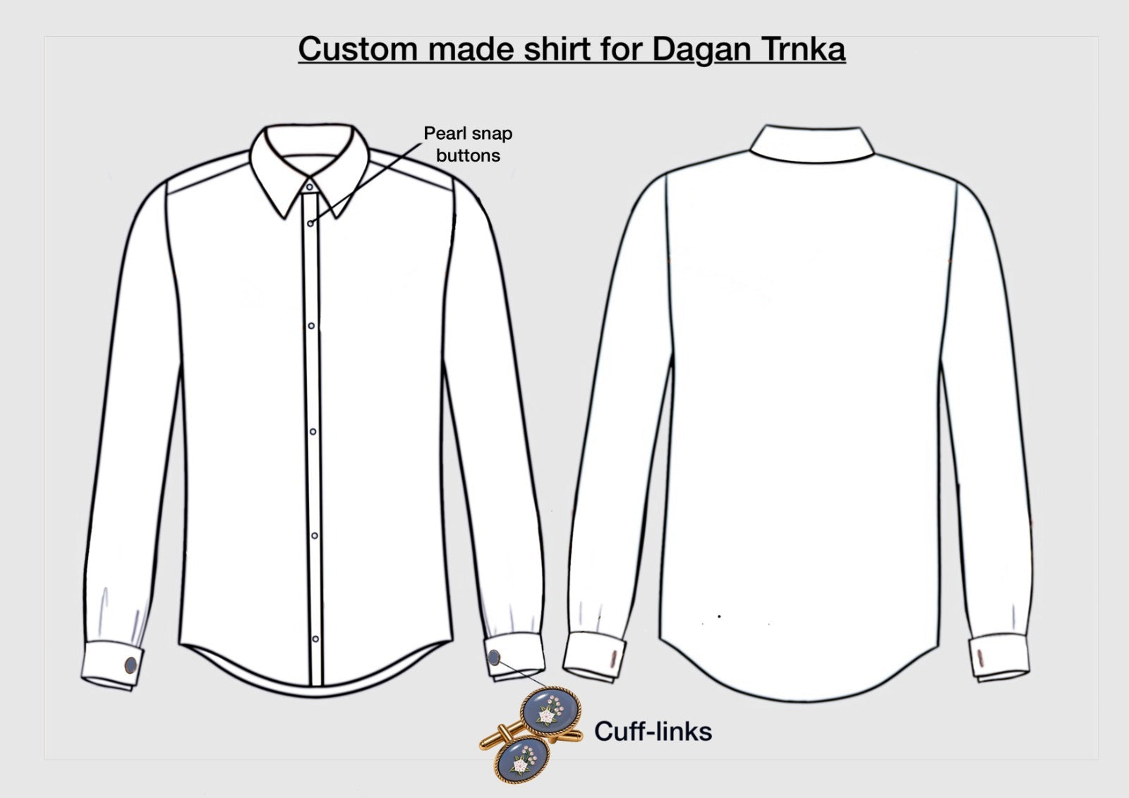 Custom 2pc Suit With Shirt for Dagan Trnka Addicted Bespoken