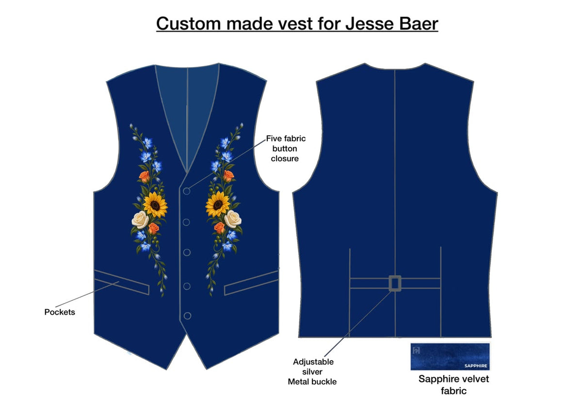 Custom 3pc Tuxedo With Cufflink Shirt For Jesse Baer Addicted Bespoken